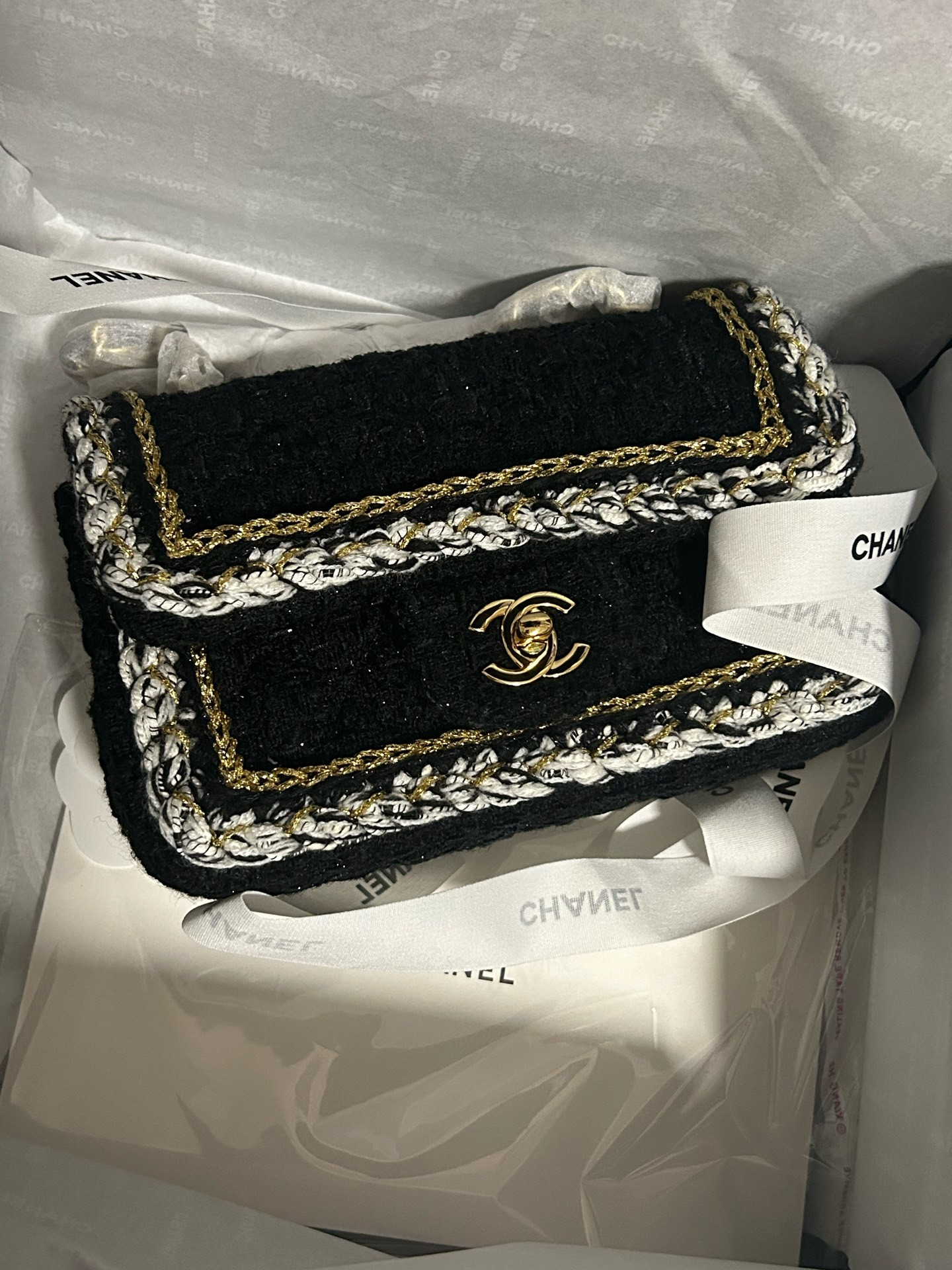 Ch**el Mini Classic Handbag 12x20x6cm