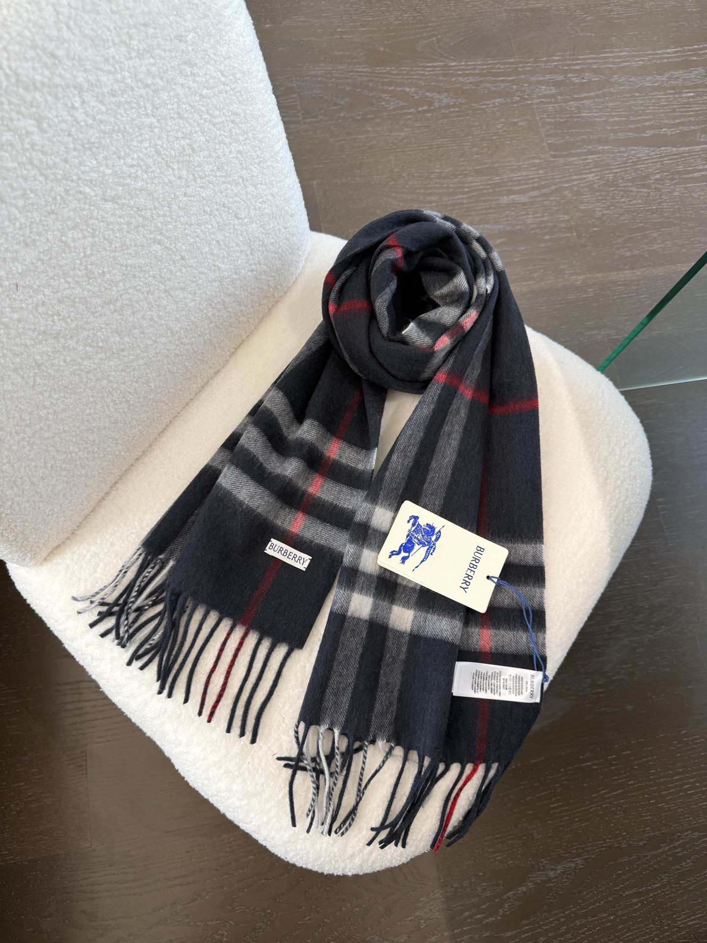 Bv*b*rry scarf 30x180cm