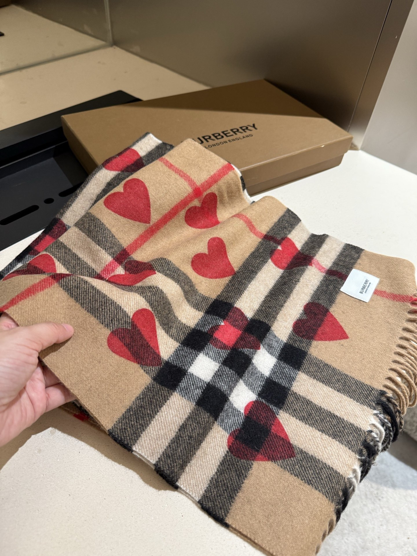 Bv*b*rry scarf 30x180cm