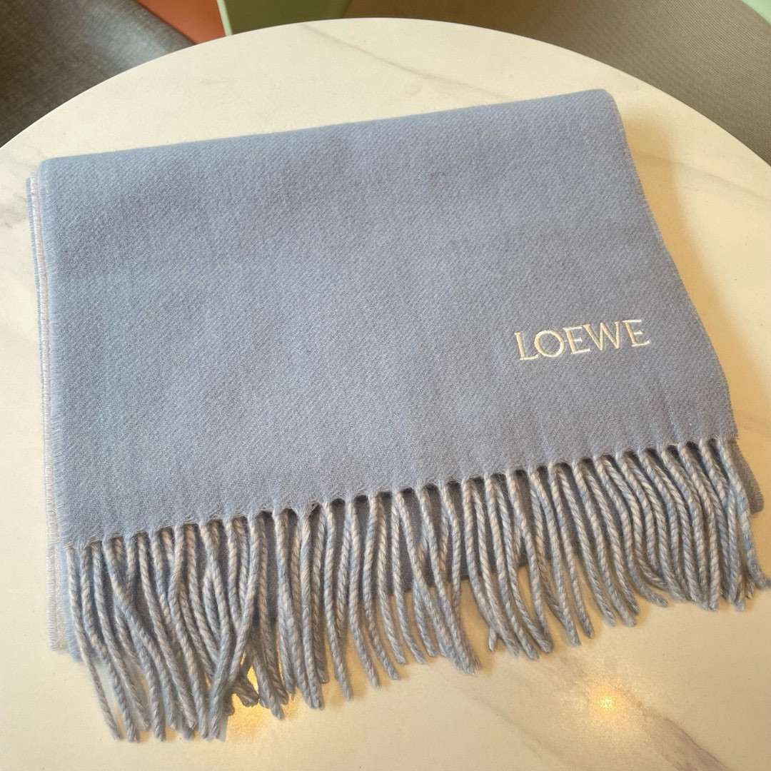 L0ew* scarf 30x182cm 90% wool 10% cashmere