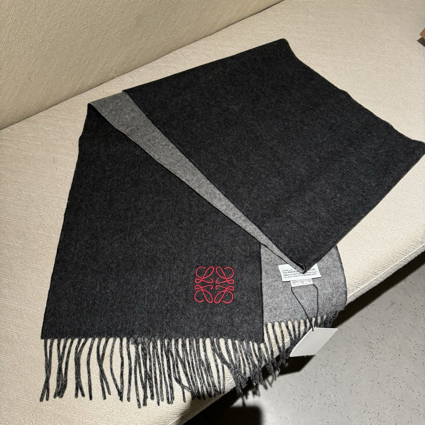 L0ew* scarf 35x190cm 100% lamb cashmere