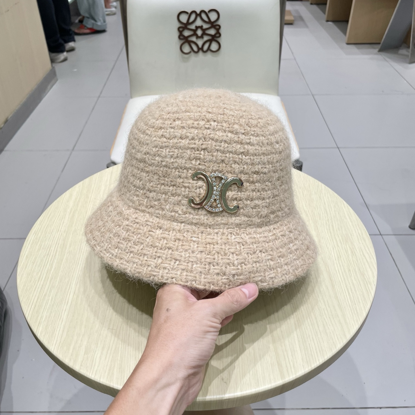 Celine Knit Bucket Hat