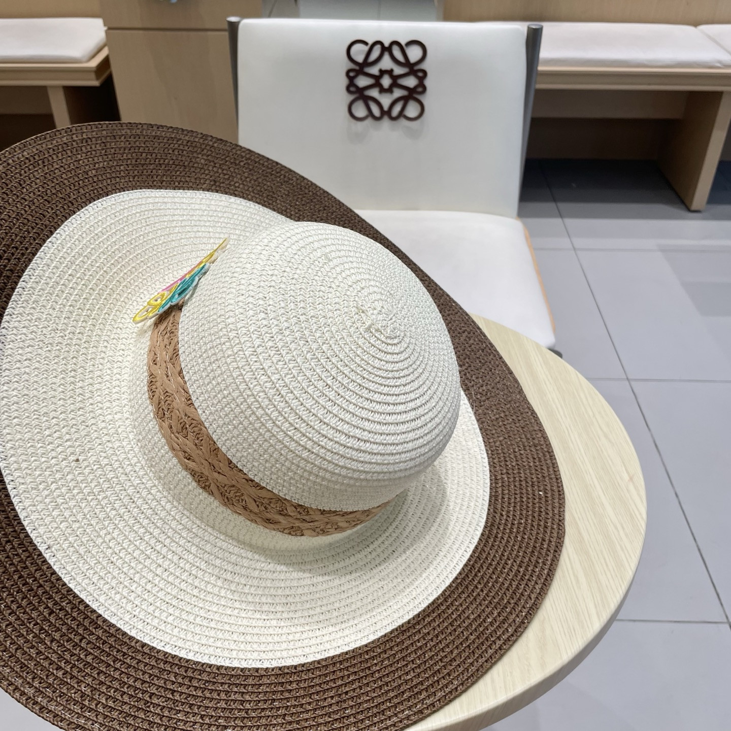 Miu Miu Straw Hat 57cm Head Circumference