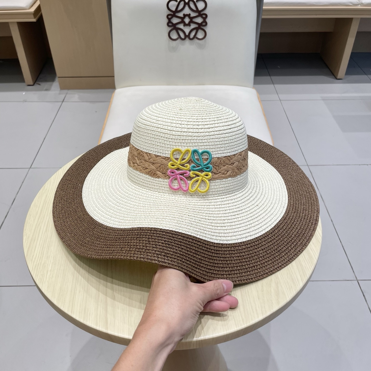 Miu Miu Straw Hat 57cm Head Circumference