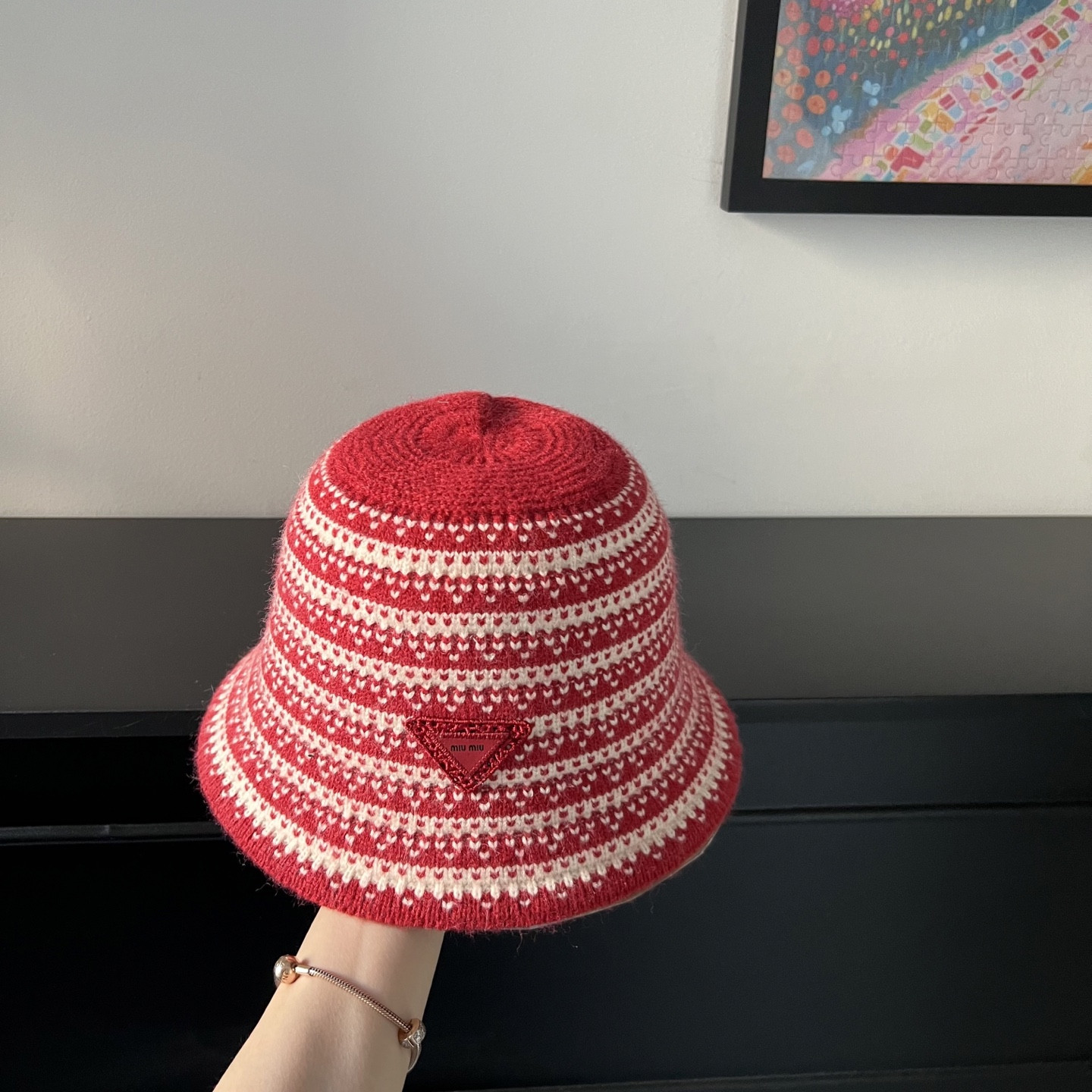 Miu Miu Knit Bucket Hat