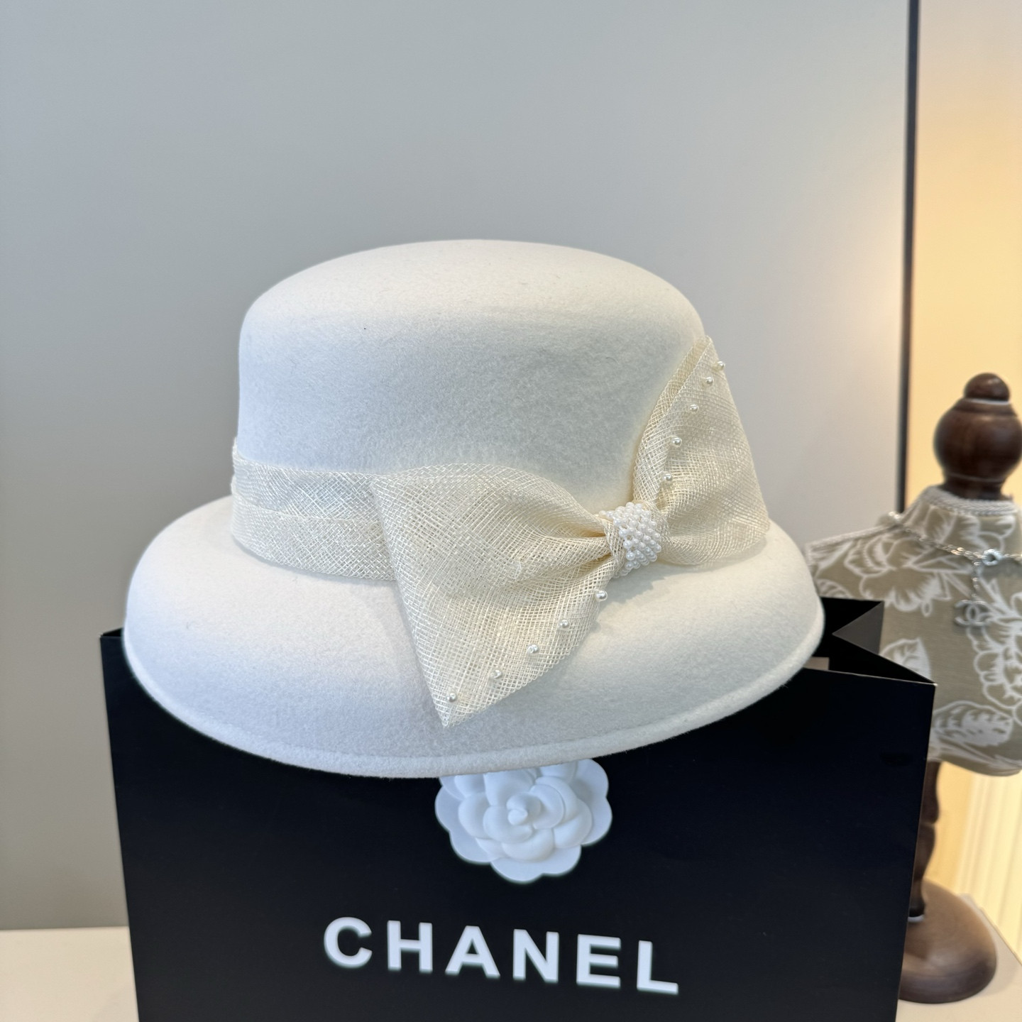 Miu Miu Wool Felt Hat 57cm Head Circumference