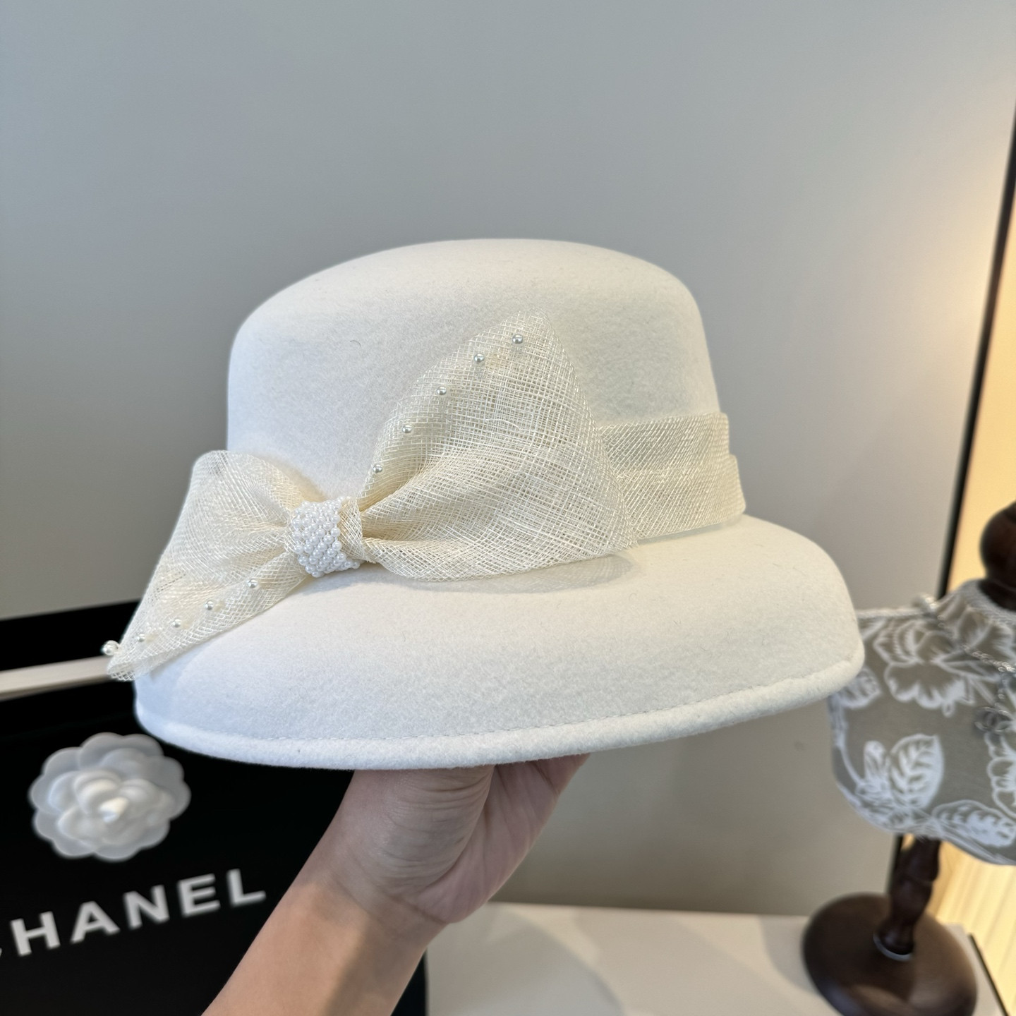 Miu Miu Wool Felt Hat 57cm Head Circumference