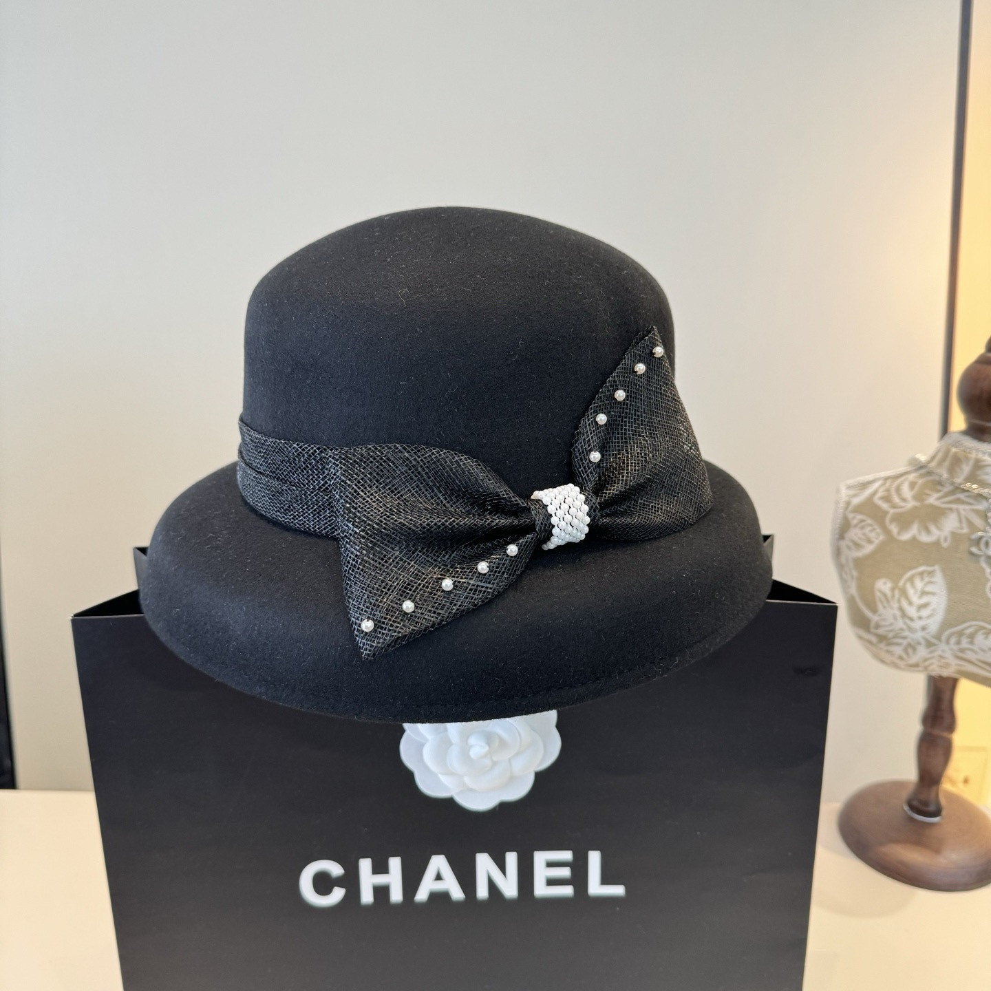 Miu Miu Wool Felt Hat 57cm Head Circumference