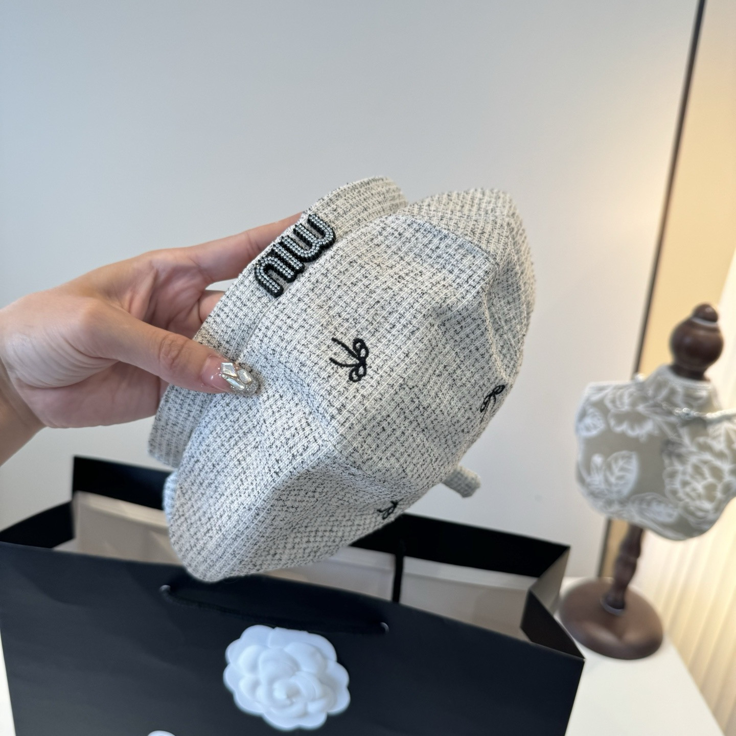 Miu Miu Beret 57cm Head Circumference