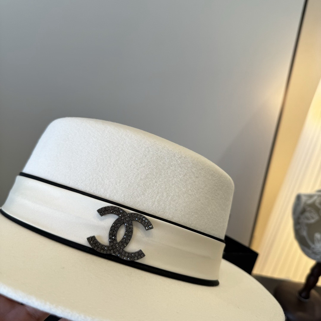 Ch**el wool felt hat 57cm head circumference