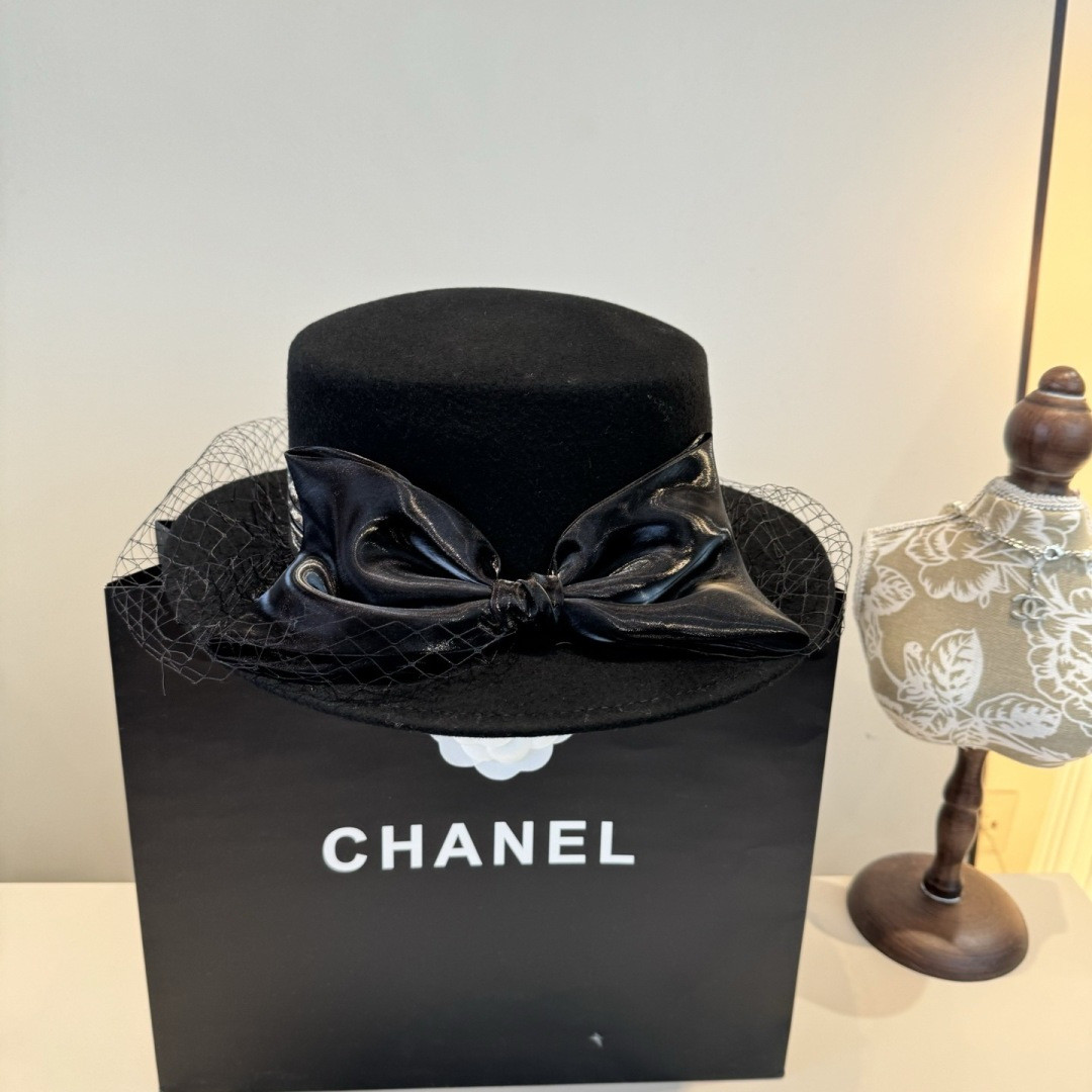 Chanel Wool Felt Hat 57cm Head Circumference