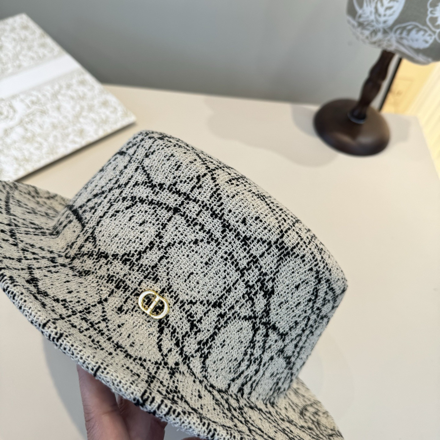 Dior Small Brim Bucket Hat 57cm Head Circumference