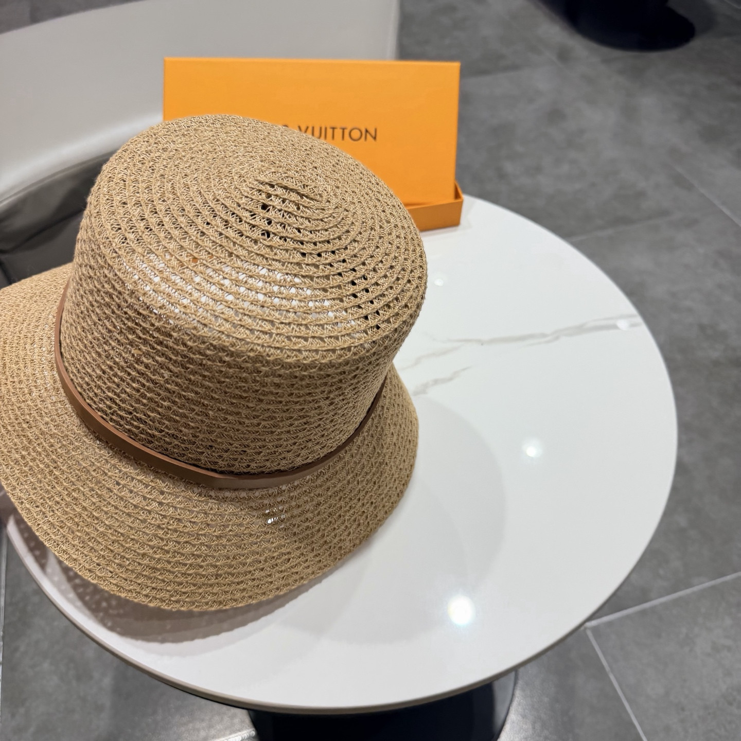 Louis Vuitton Straw Bucket Hat
