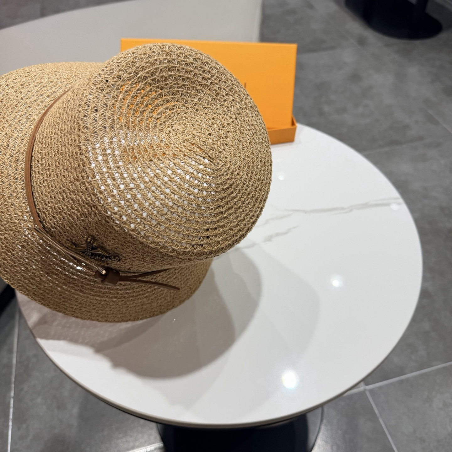Louis Vuitton Straw Bucket Hat