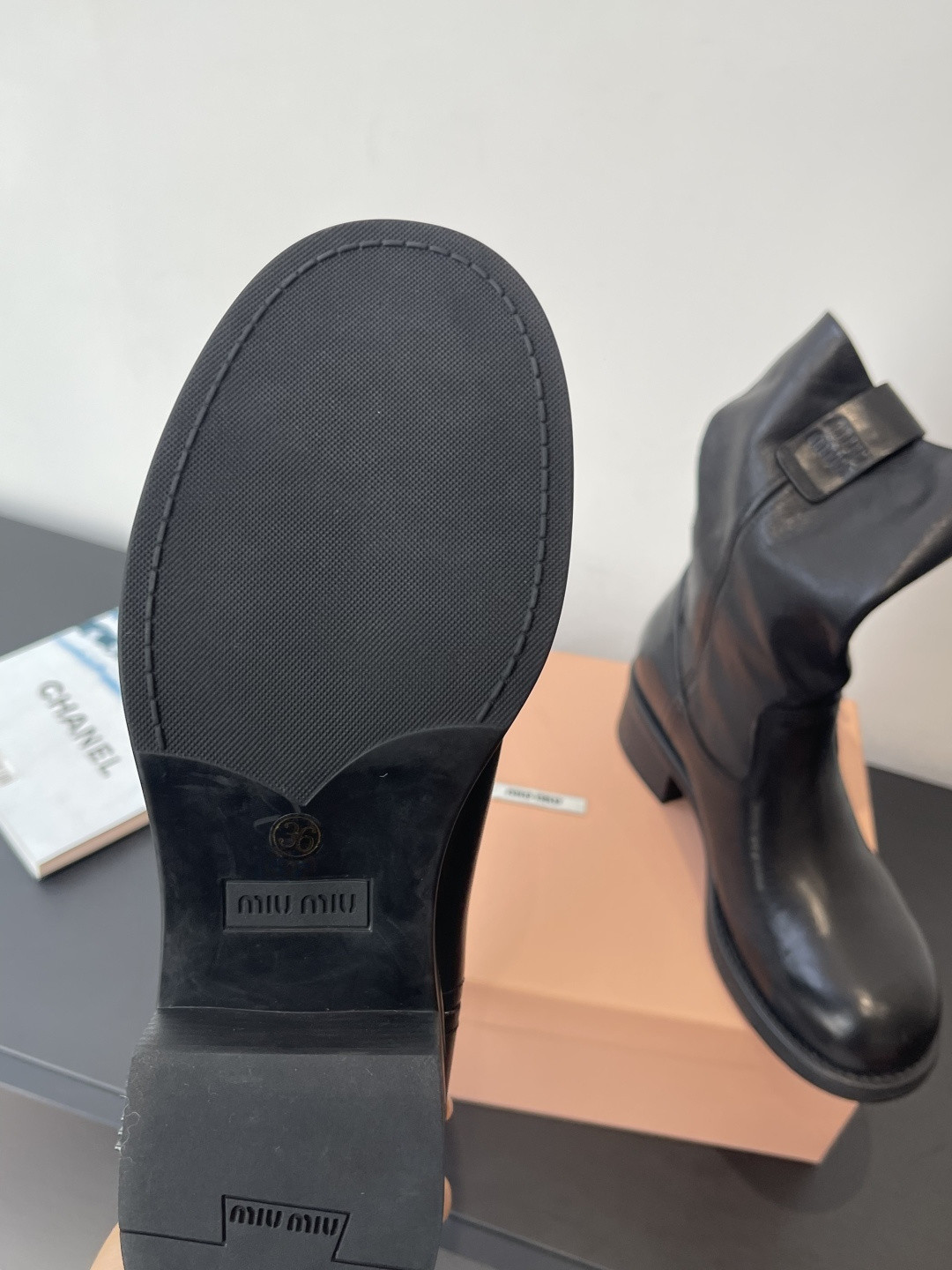 UA Miu Miu Ankle Boots