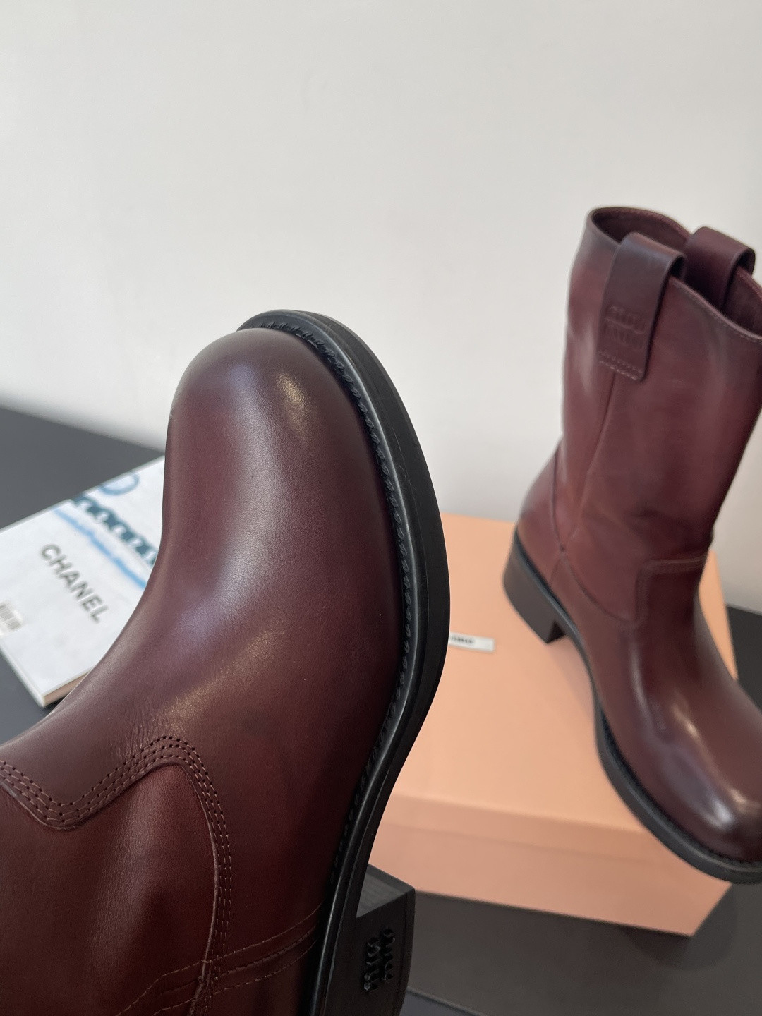 UA Miu Miu Ankle Boots