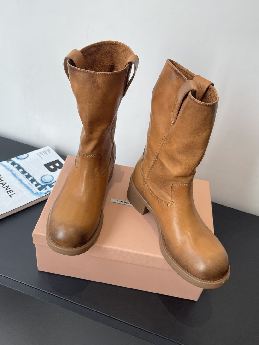UA Miu Miu Ankle Boots