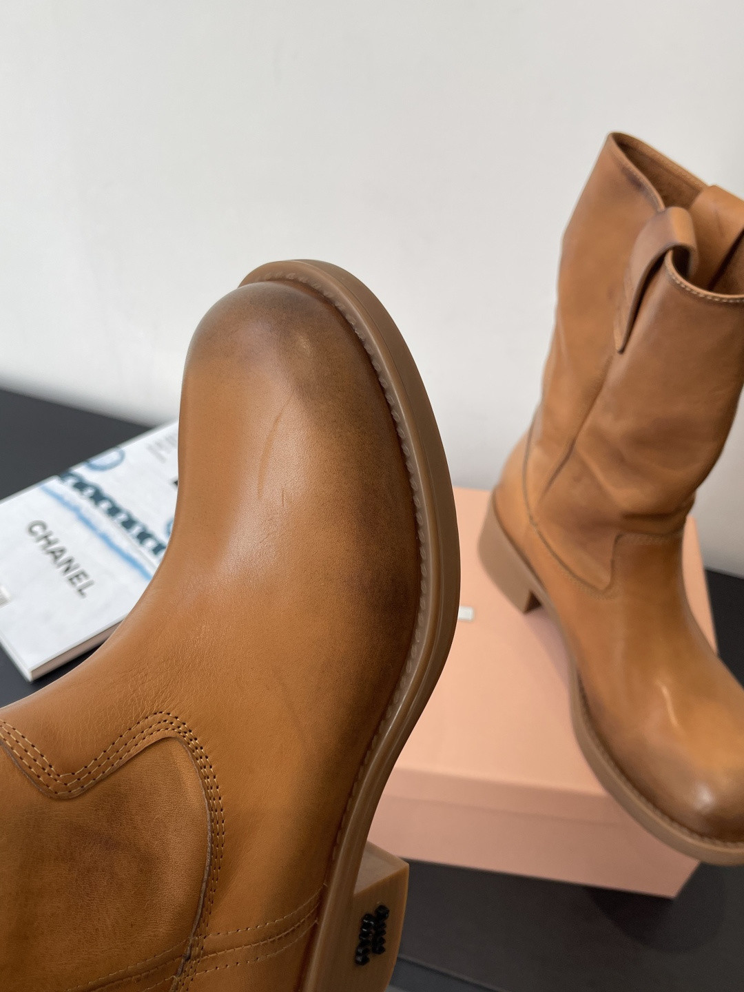 UA Miu Miu Ankle Boots