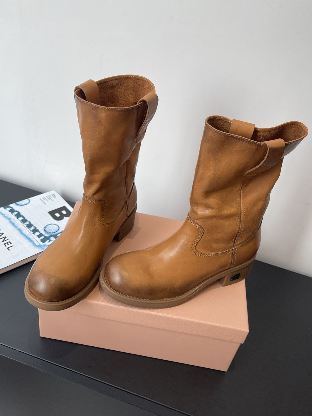 UA Miu Miu Ankle Boots