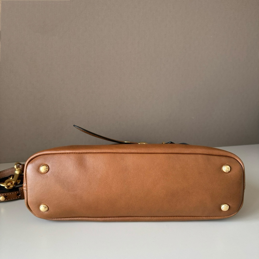 Miu Miu Aventure Nappa Leather Handbag 22x30x10cm