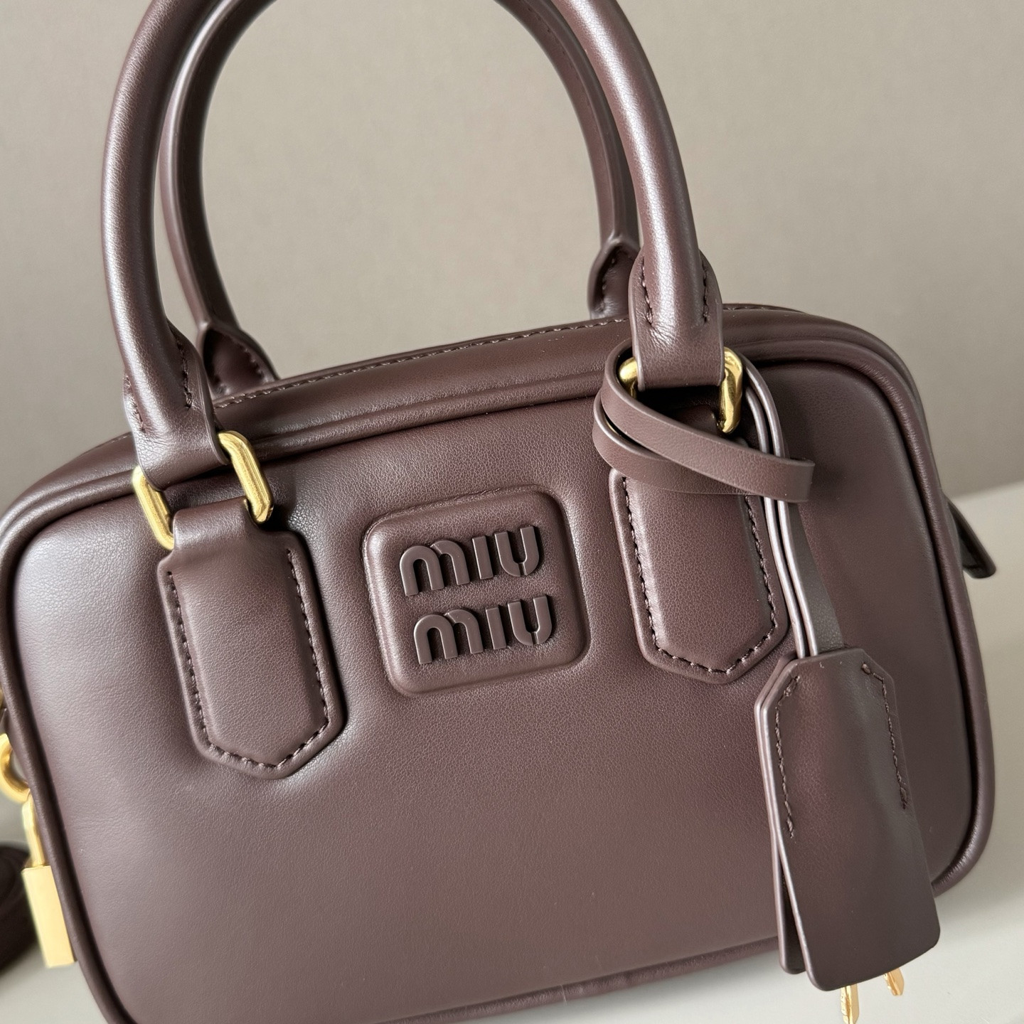 Miu Miu Arcadie Leather Bag 13x19x6cm