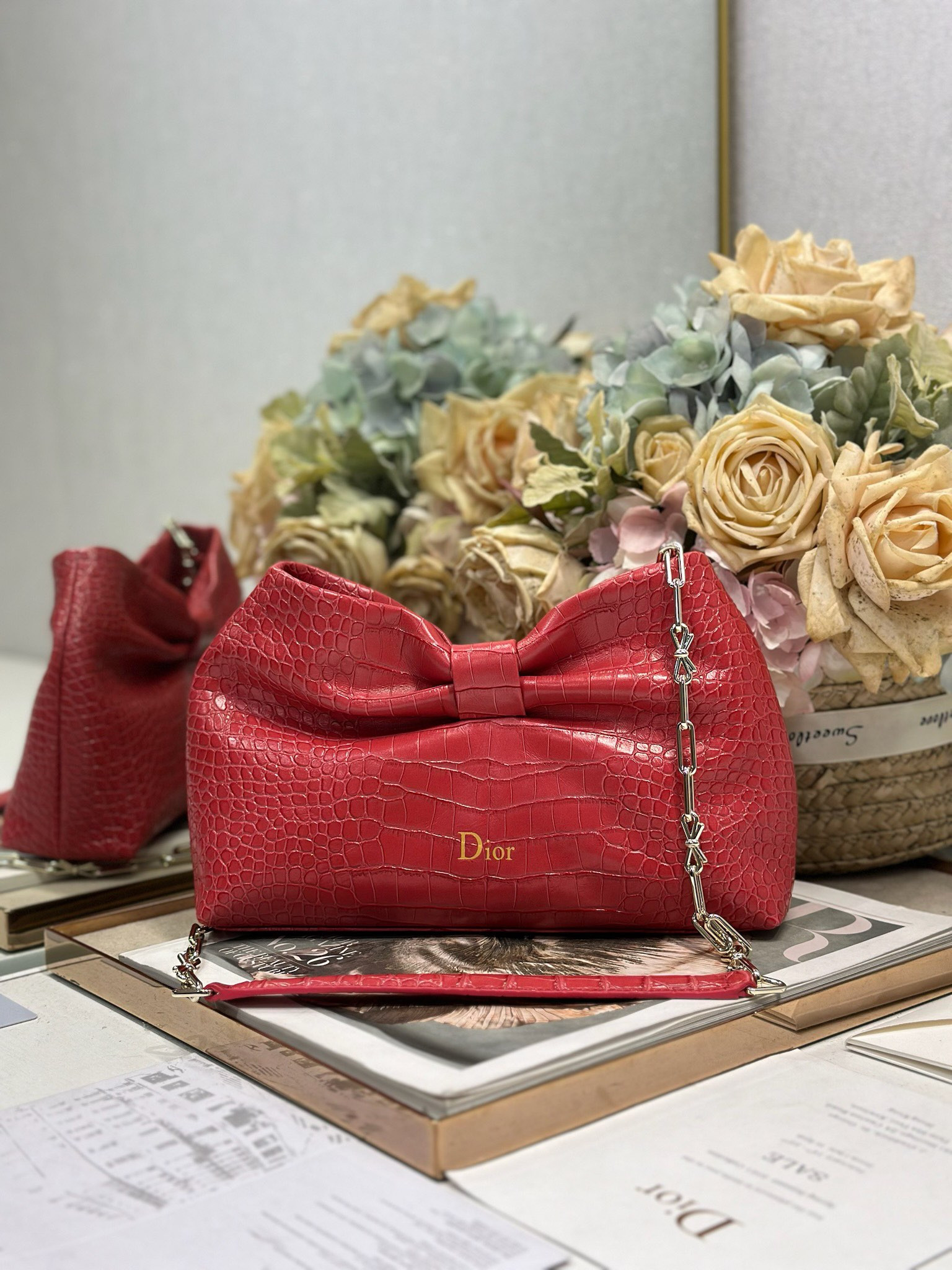 D10r Small Bow Bag 26x16x10cm