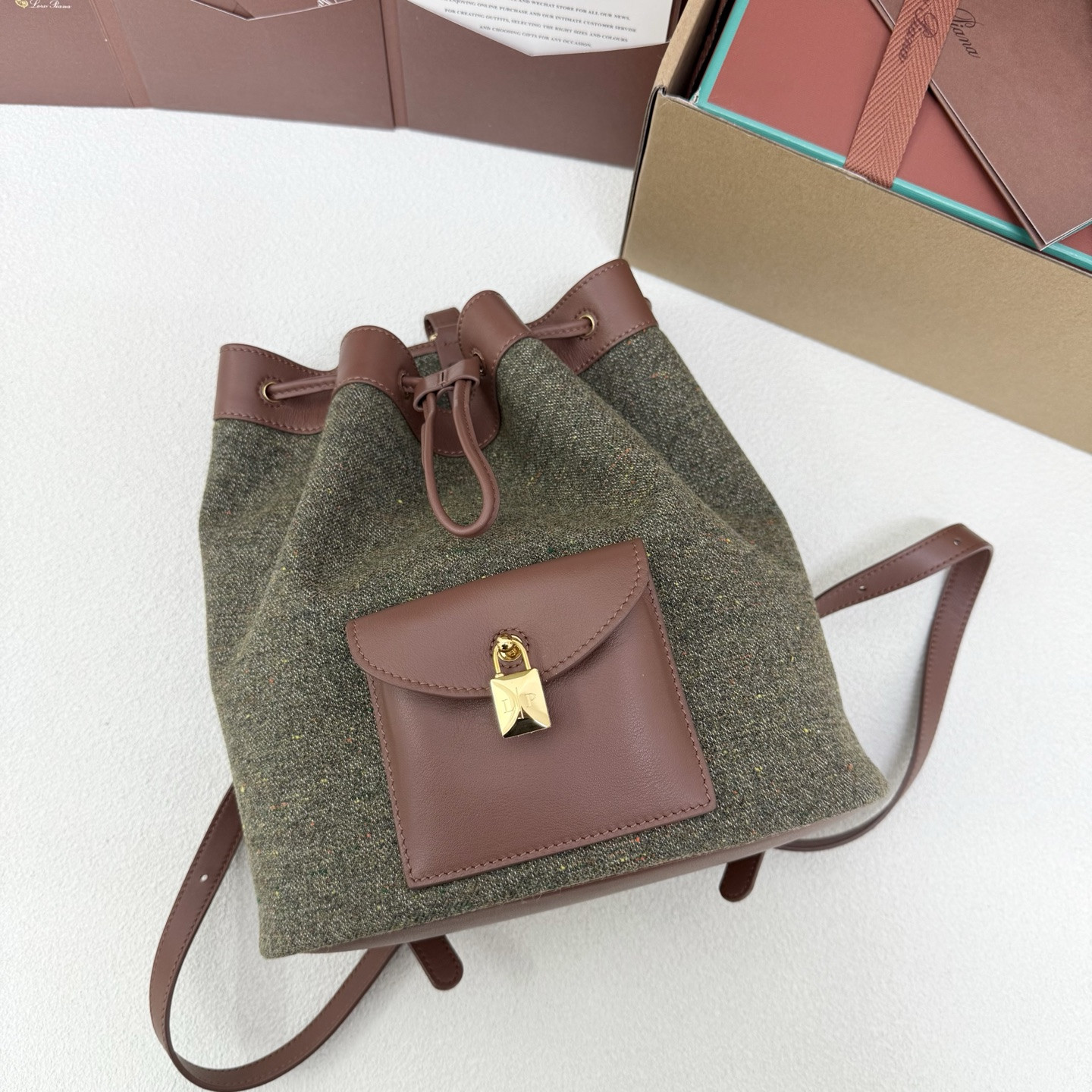 L0r0 P1ana Extra Drawstring Backpack L27 25x27x14cm