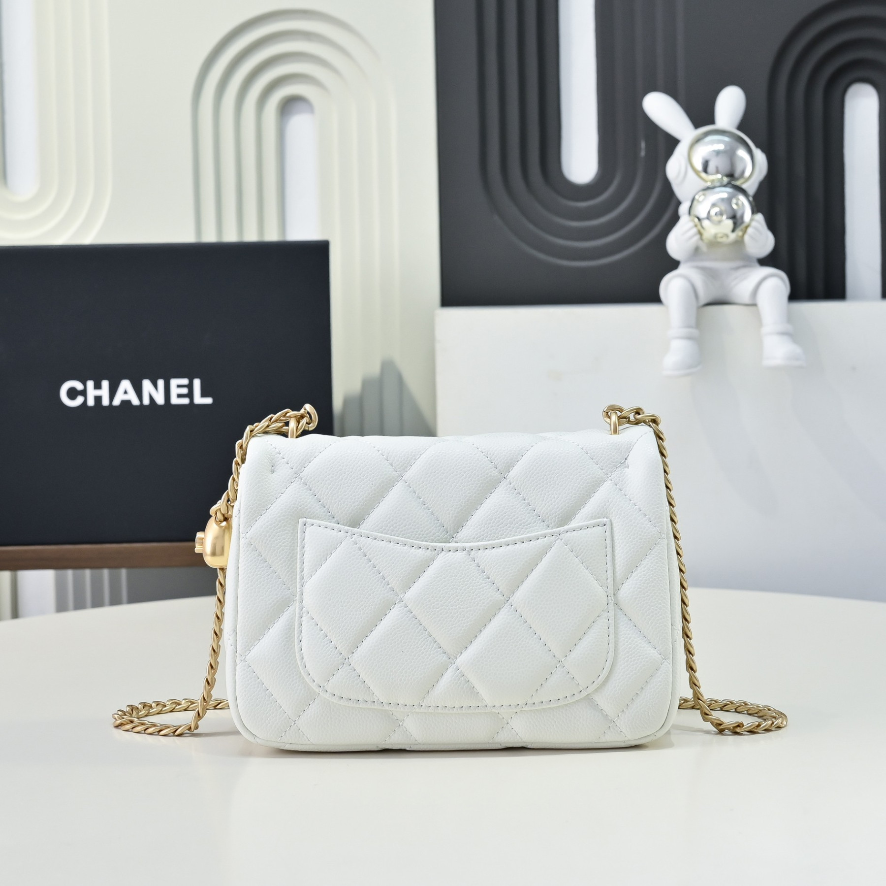 Chanel 23P Flap Bag AS3829 14x20x8cm
