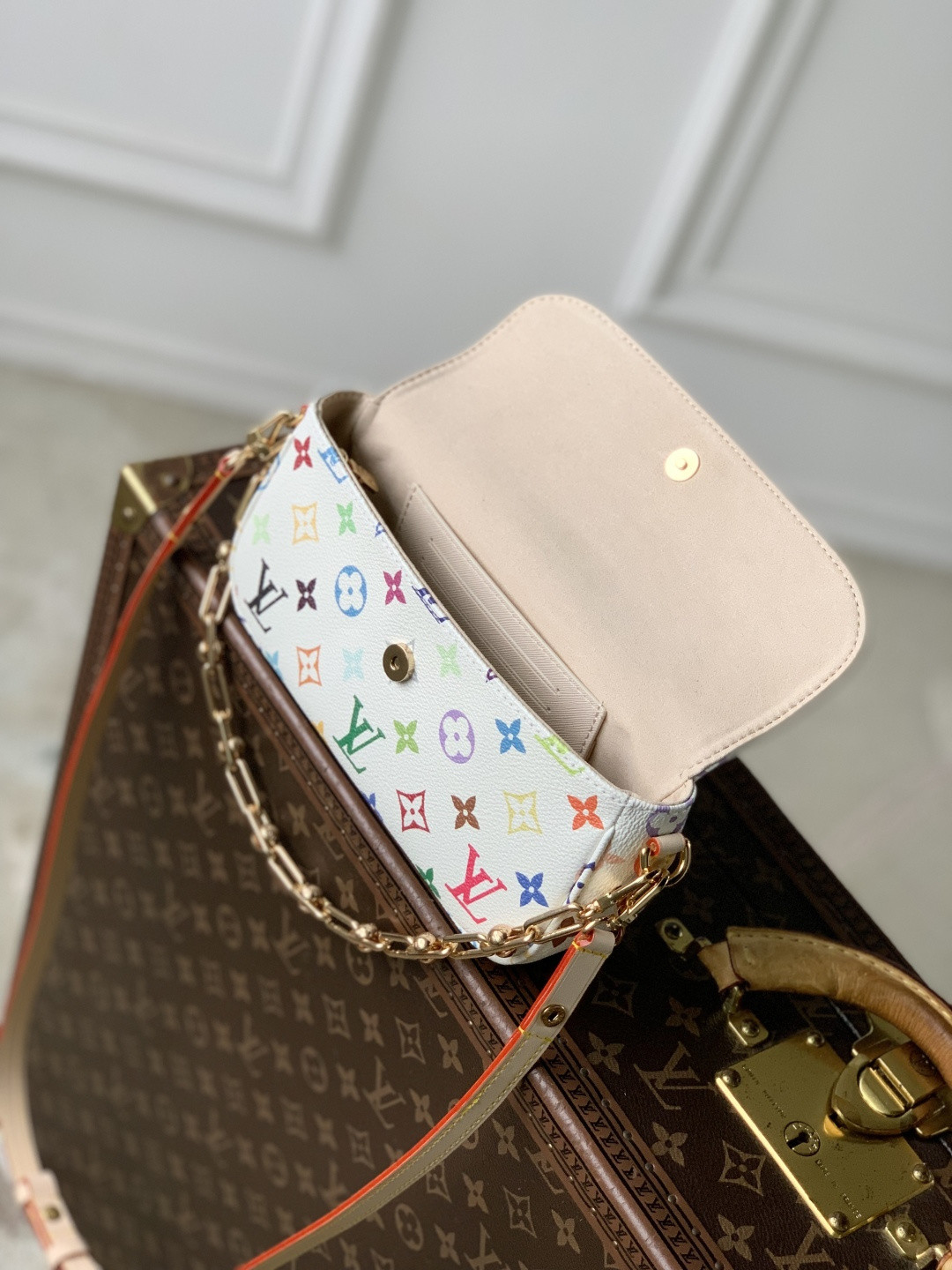 LV x TM Wallet On Chain Ivy M27492 23.5x12x4.3cm