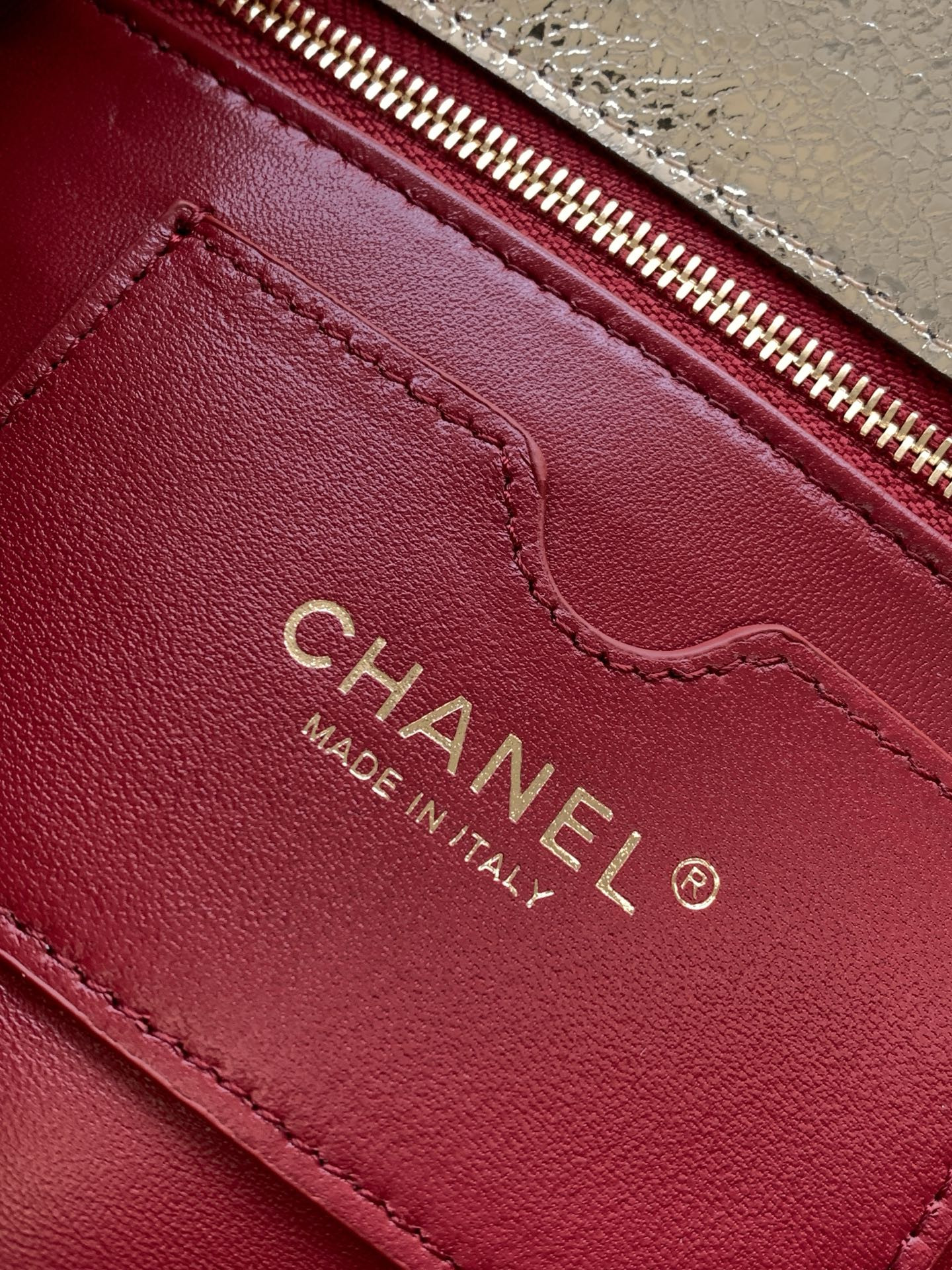 Ch**el holiday collection clutch 10x26x5cm