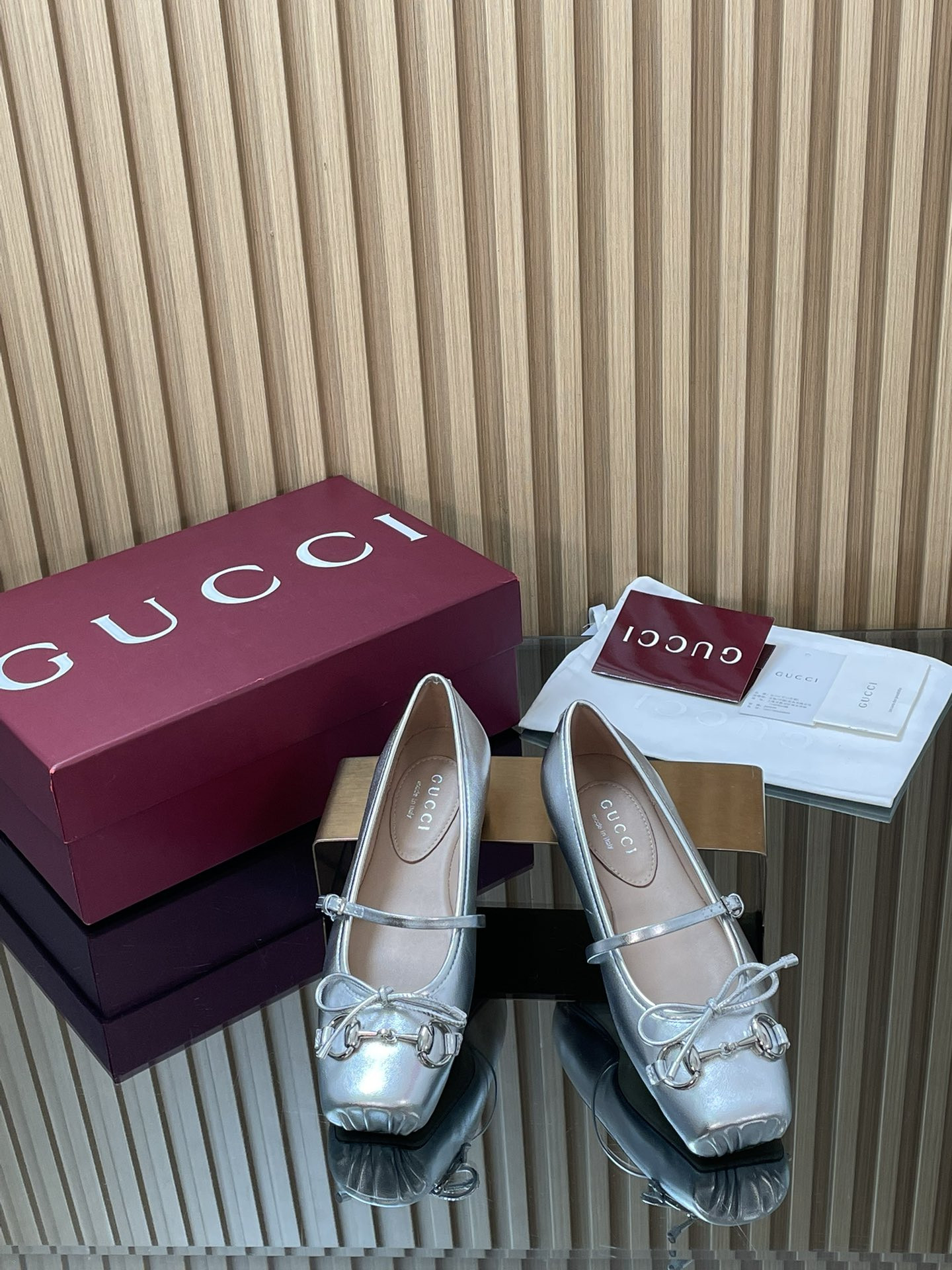 UA Gucci Horsebit Ballet Flat