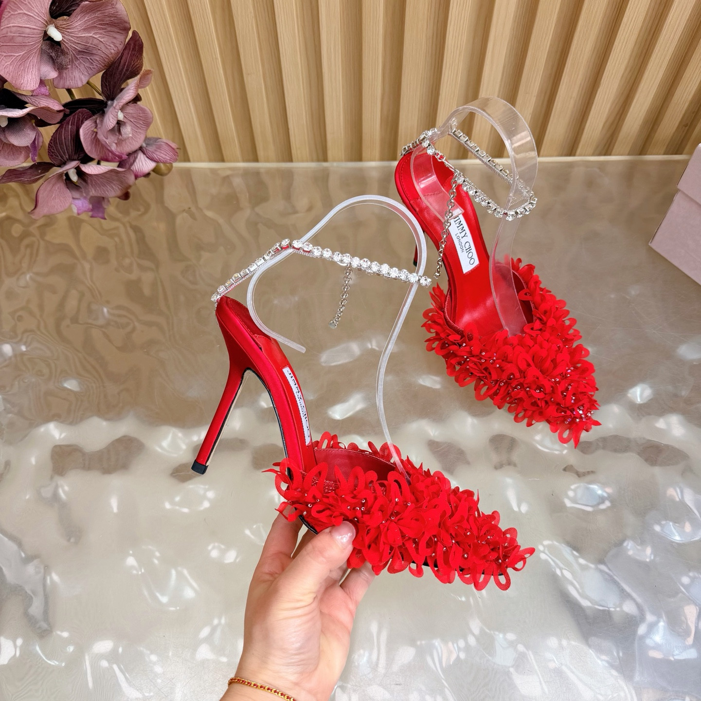 UA Jimmy Choo Saeda 100mm