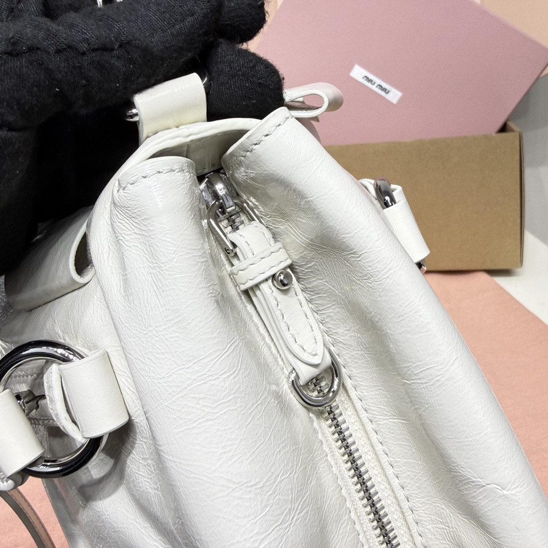 Miu Miu Motorcycle Bag 5BA327 27x22x13cm