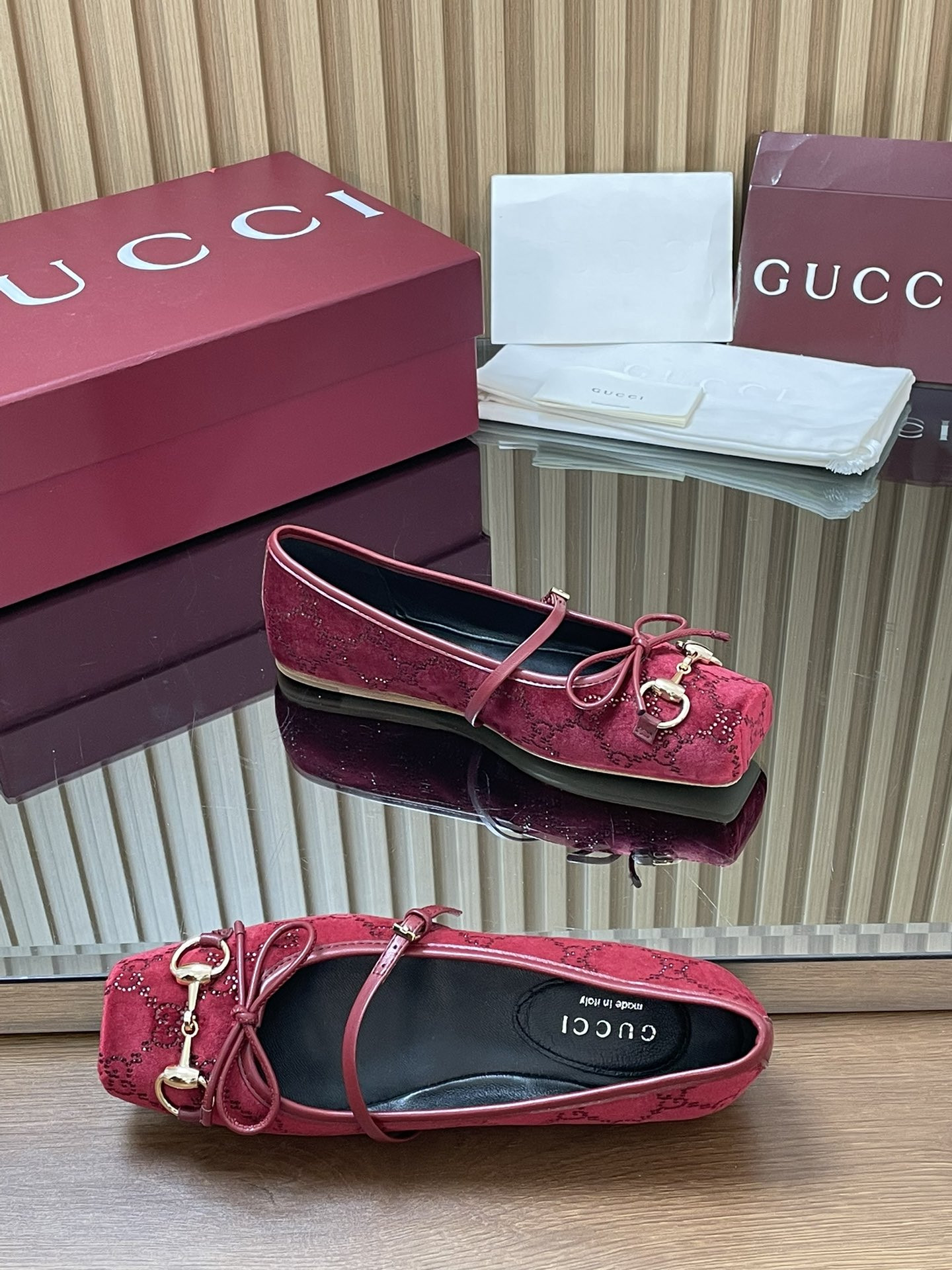 UA Gucci Horsebit Ballet Flat