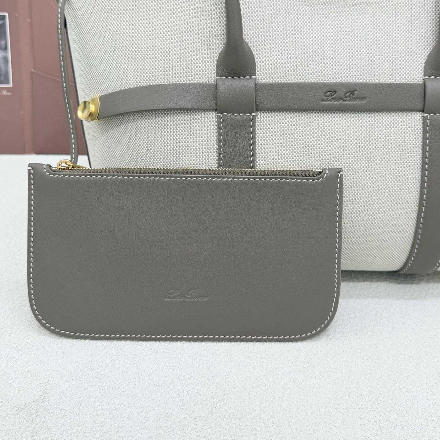 L0r0 P1ana small ghiera shopper 28x19x12cm