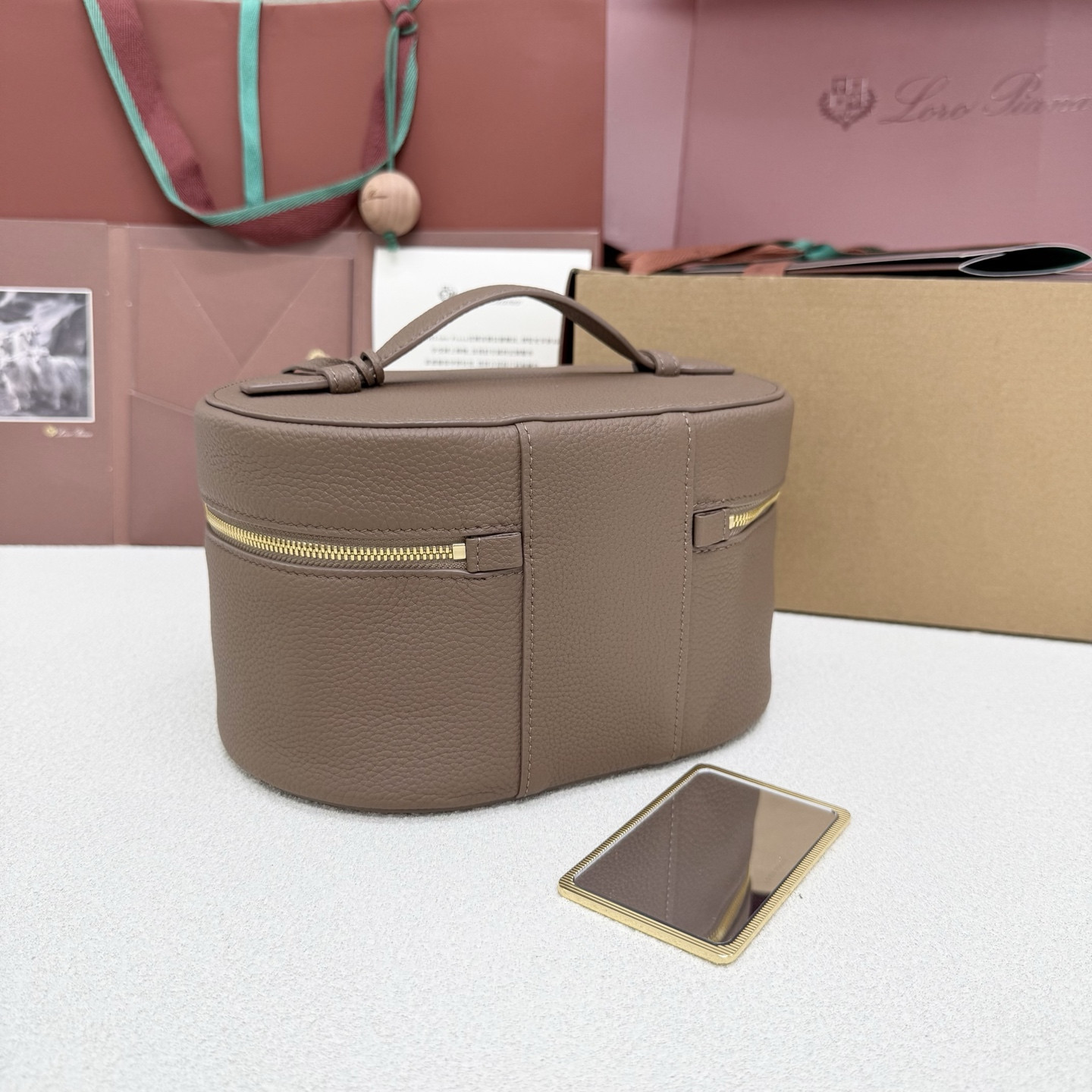 Loro Piana Extra Vanity Case 21x15x12cm
