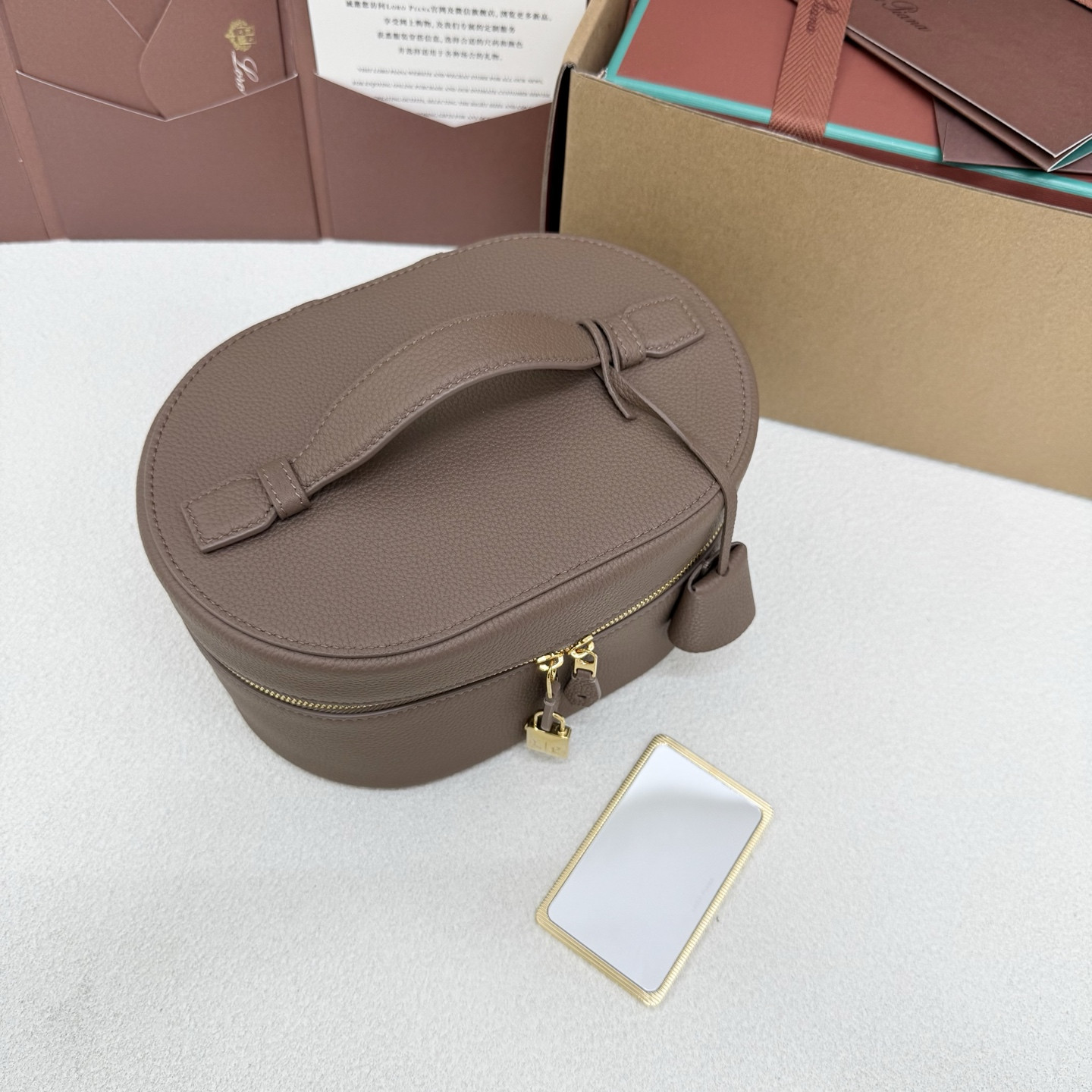 Loro Piana Extra Vanity Case 21x15x12cm