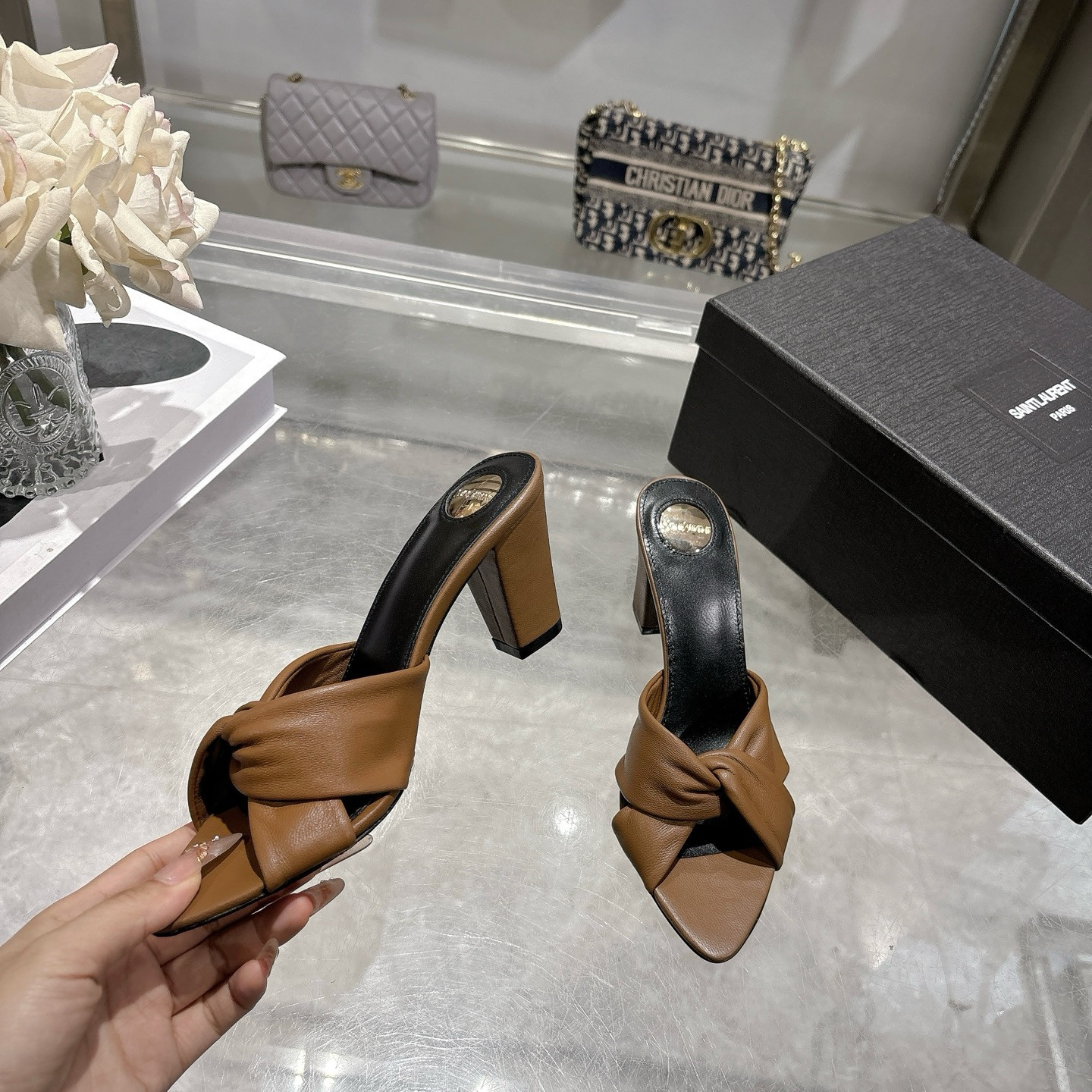 UA Y51 FRANCIANE Mules 7.5cm Heel