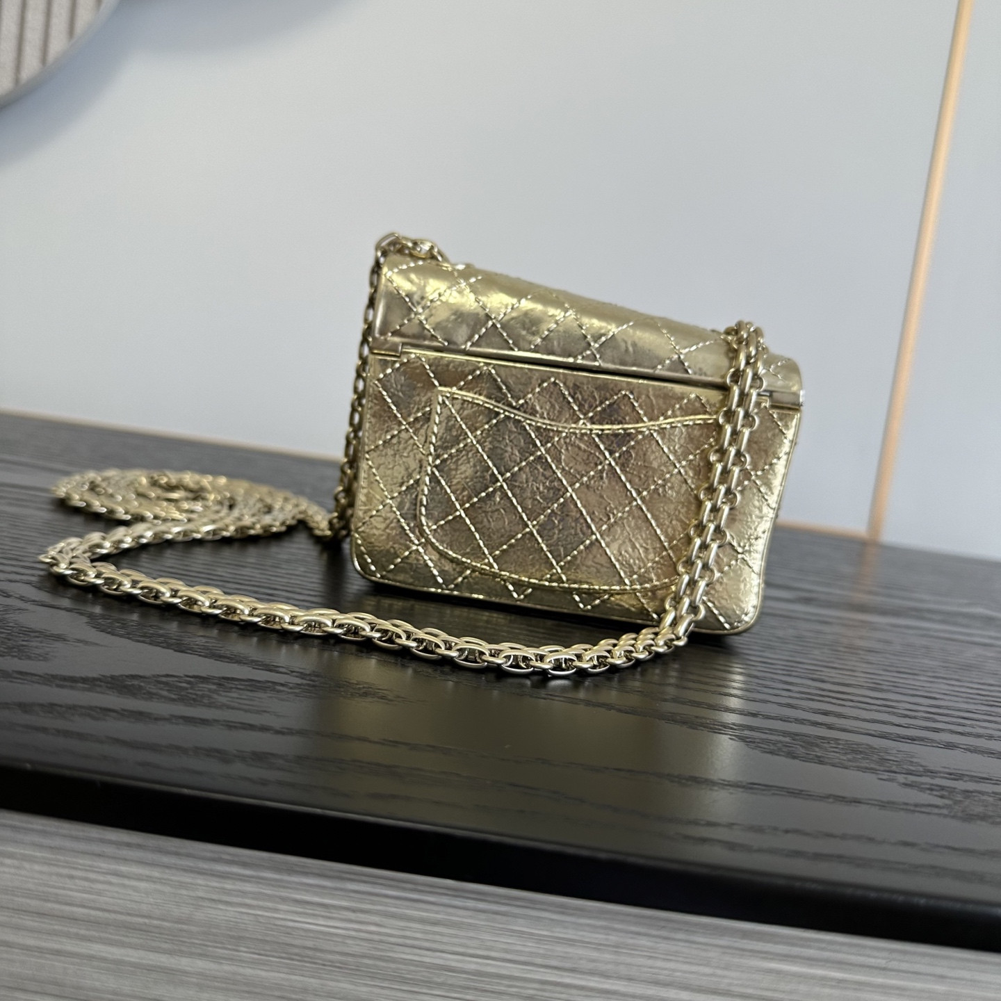 Ch**el Small 2.55 Minaudiere AS6276 11x12.5x5cm