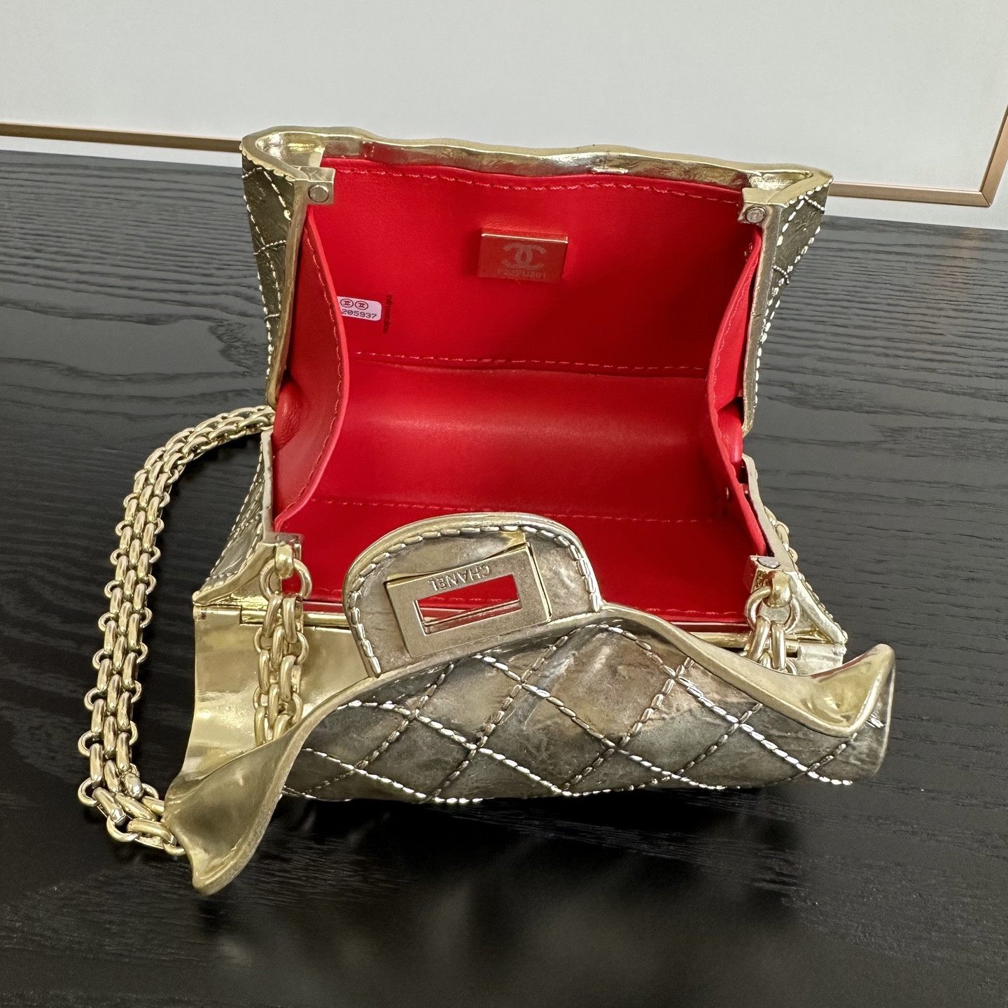Ch**el Small 2.55 Minaudiere AS6276 11x12.5x5cm