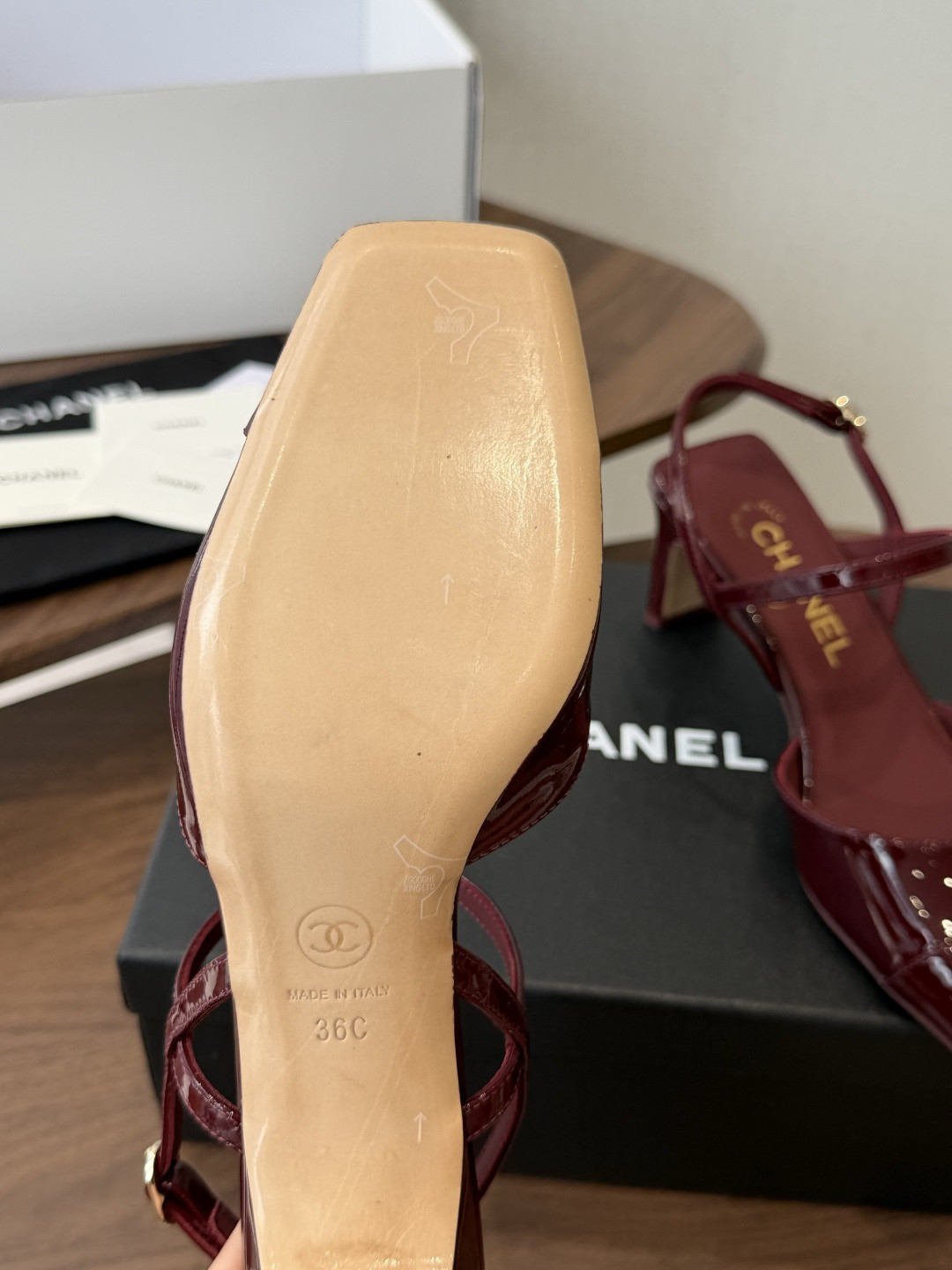 UA Ch**el Slingbacks 6cm Heel