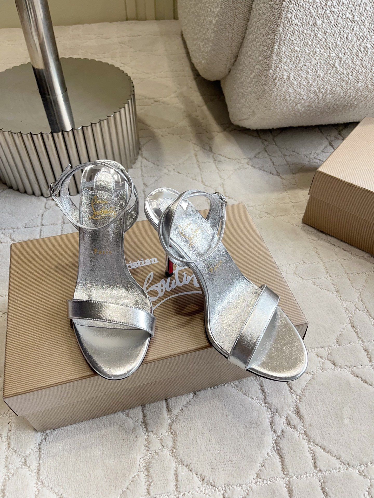 UA Chr1st1an Louboutin 100mm Sandals