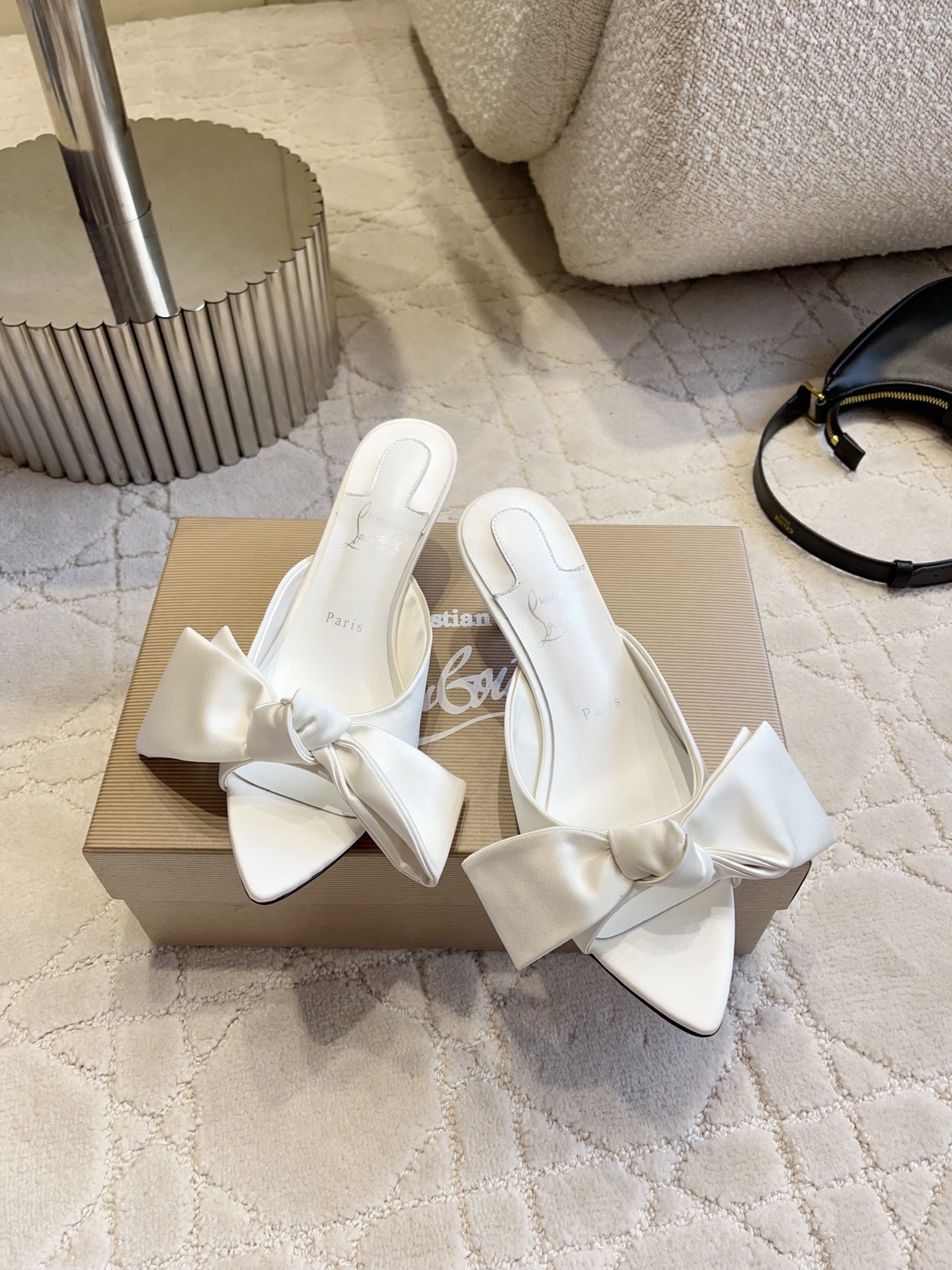 UA Chr1st1an Louboutin Slides 6cm Heel
