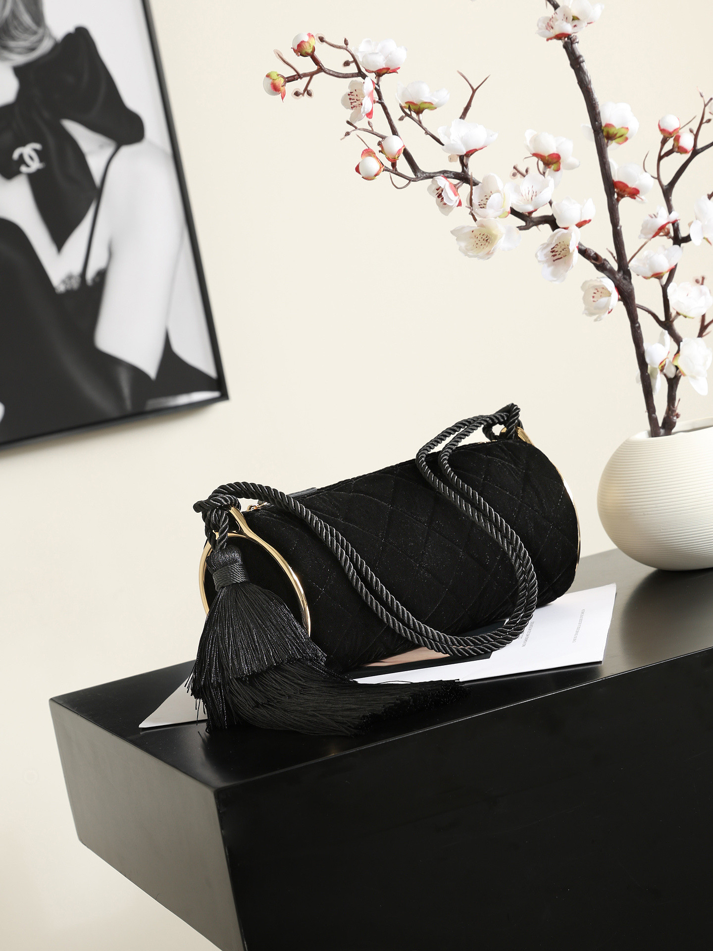 Ch**el Clutch with Strap AP5310 12x23x12cm