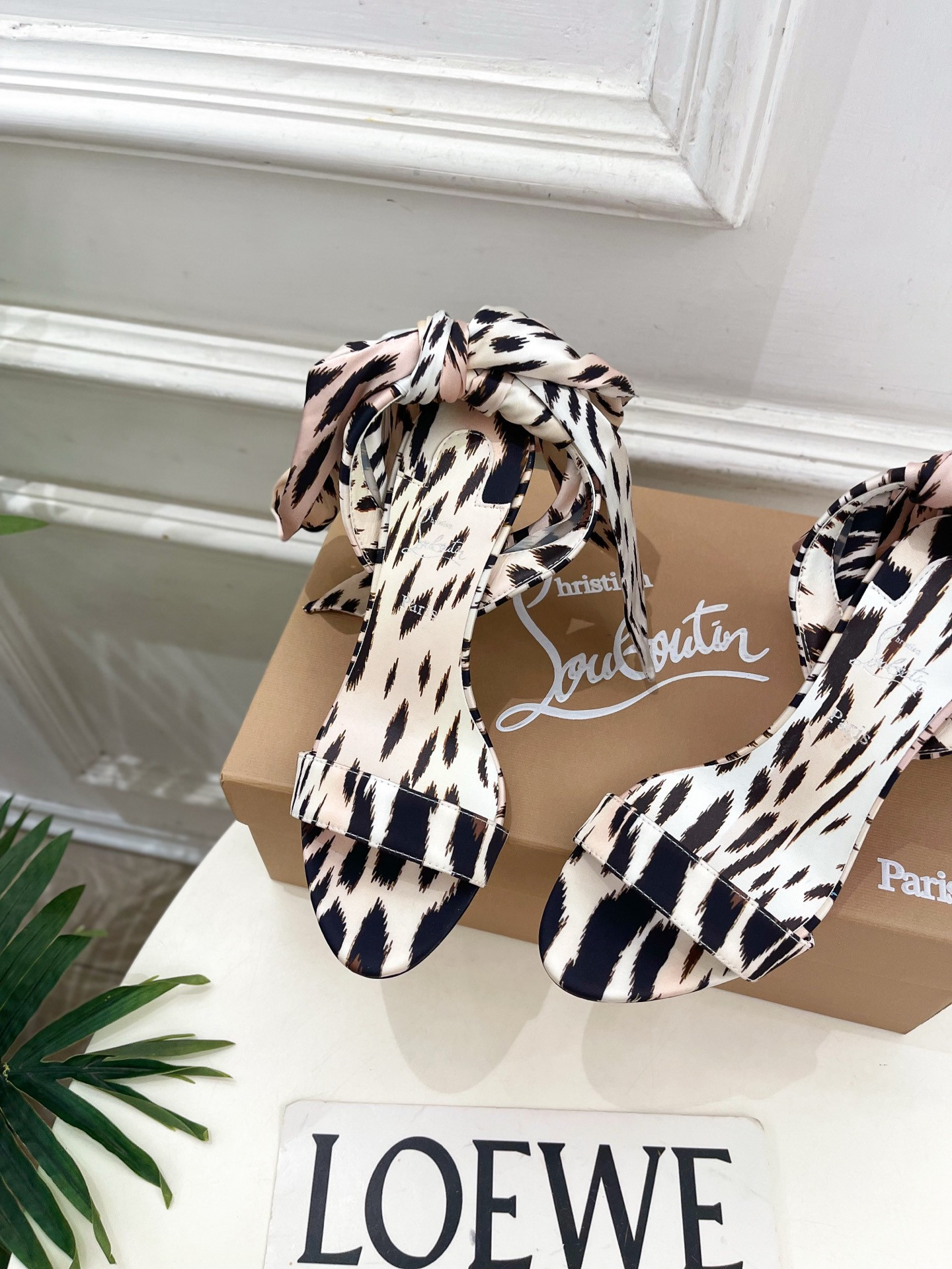 UA Chr1st1an Louboutin Du Desert Sandals 10cm Heel