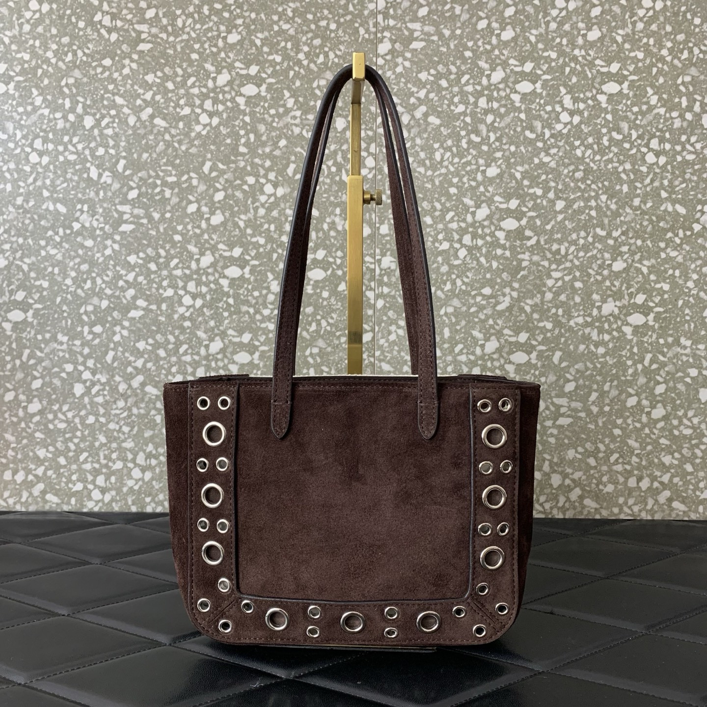 Va1e*ntin0 Garavani Nellcôte Mini Embroidered Shopping Bag 21x16x5cm