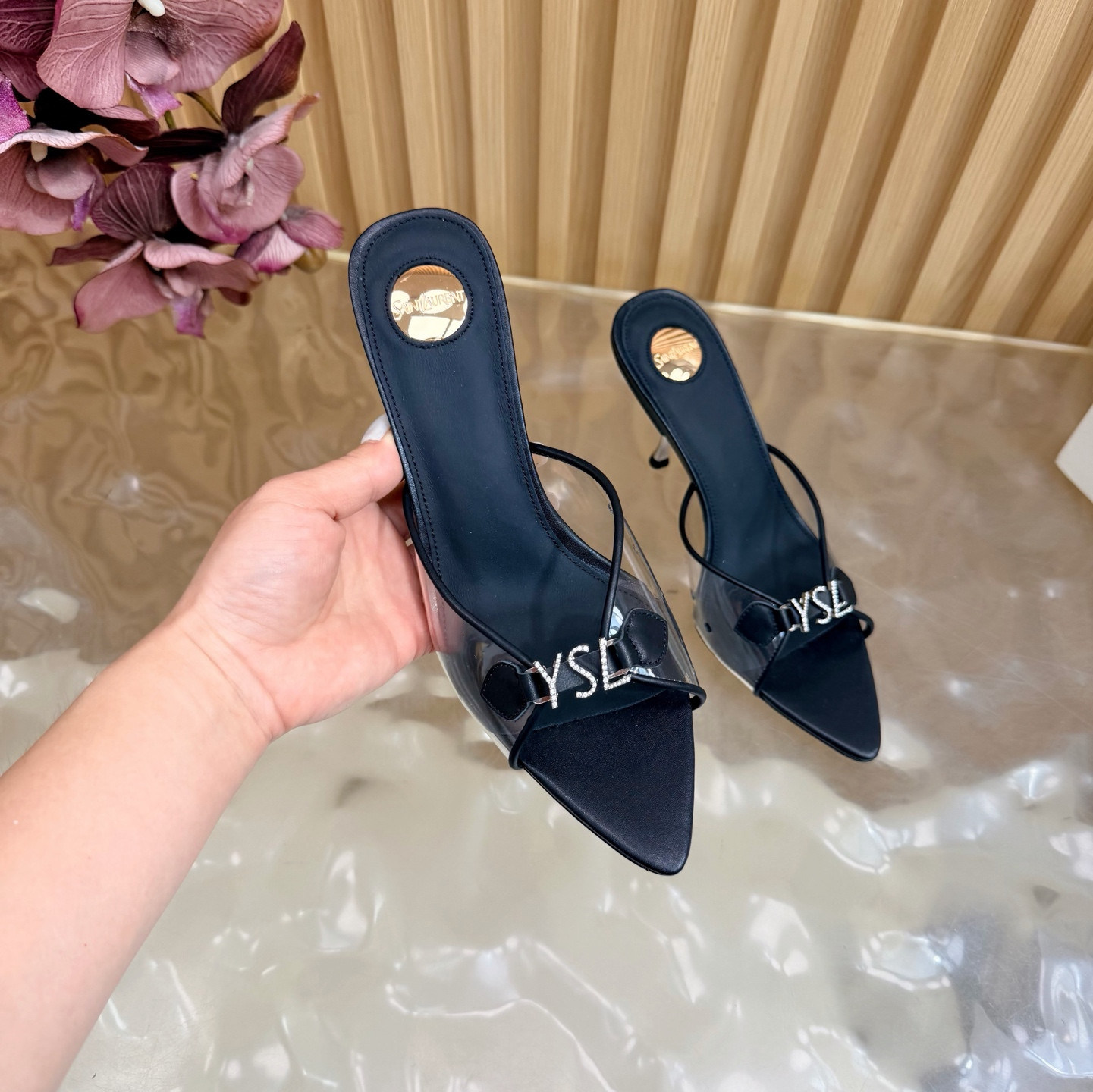 UA Y51 JERRY Mules 8cm Heel
