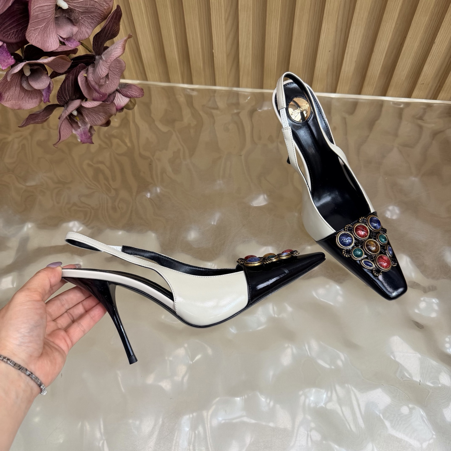 UA Y51 ICELAND Slingback 10.5cm Heel